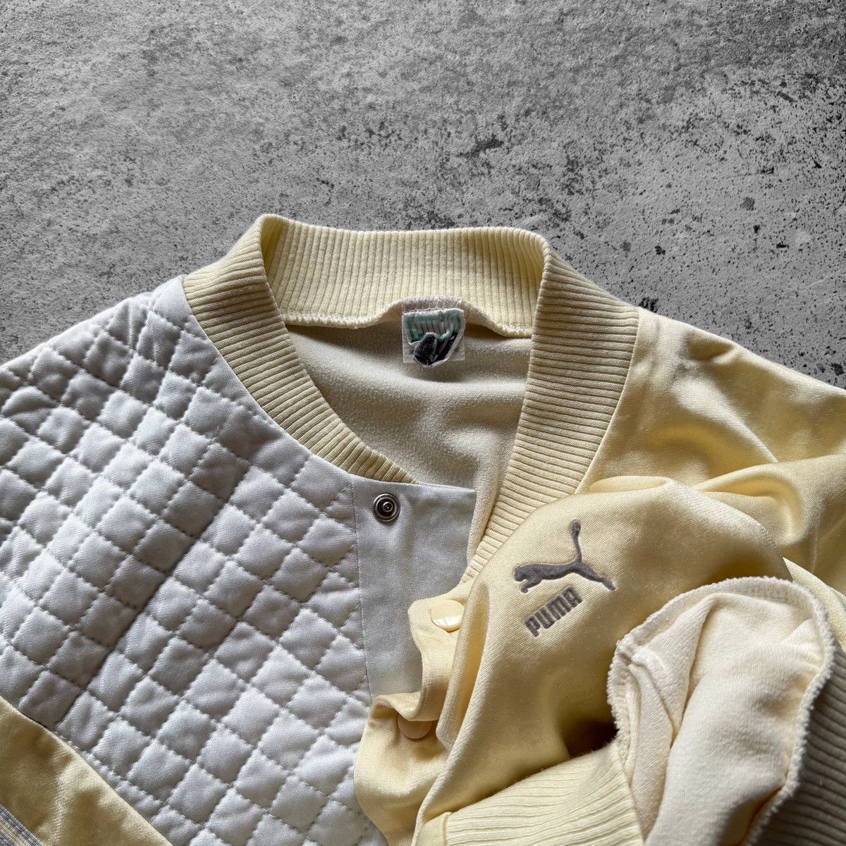 Puma × Vintage Puma Womens Vintage 80s/90s Yellow Long Sleeve Top Shirt Y2K Size S / US 4 / IT 40 - 3 Thumbnail