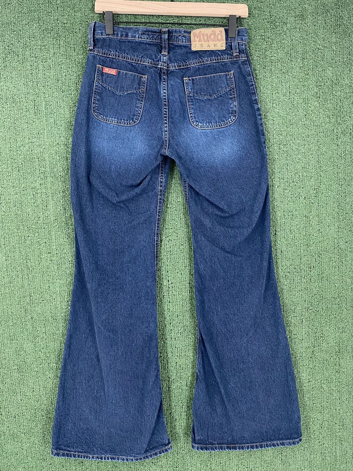 Other VTG 90's Mudd Button Fly Bellbottom Flare Denim Jeans 28” Size 28" / US 6 / IT 42 - 5 Thumbnail