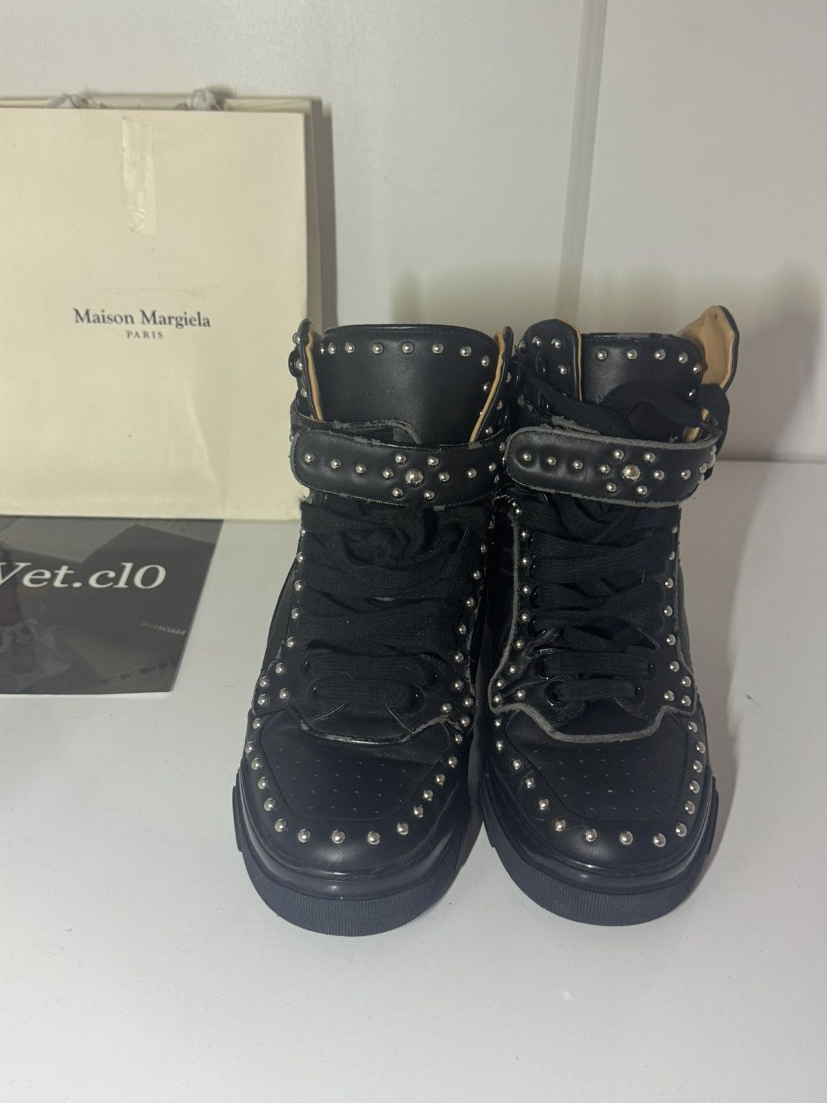 Givenchy ✅Givenchy shoes high top black 41 Size US 8 / EU 41 - 2 Thumbnail