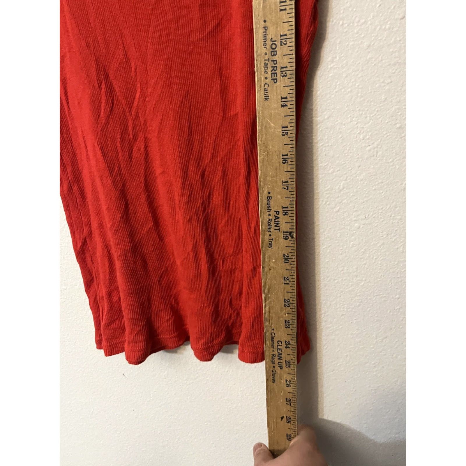 Old Navy Old Navy Tank Top Women's Round Neck Cotton Slim M Red Size M / US 6-8 / IT 42-44 - 4 Thumbnail
