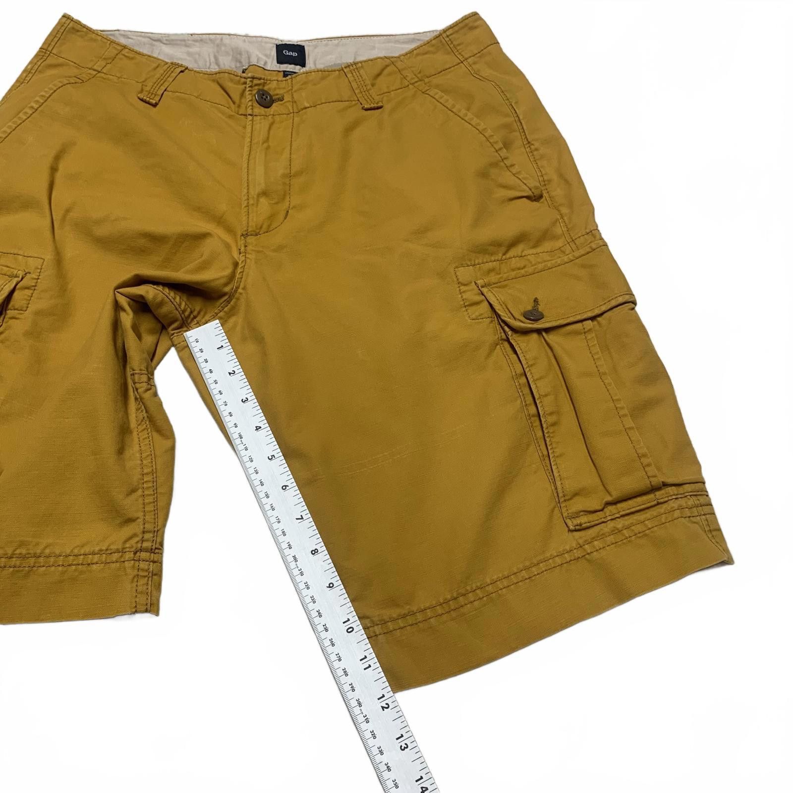 Gap Gap Men's Sz 32 Yellow Cargo Shorts Casual Comfort W33 Gold Size US 32 / EU 48 - 9 Thumbnail