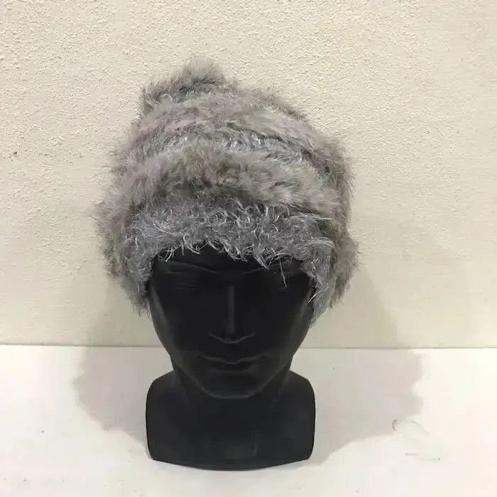 Japanese Brand Japanese Brand Fur Fleece Beanie Hat Size ONE SIZE - 3 Thumbnail