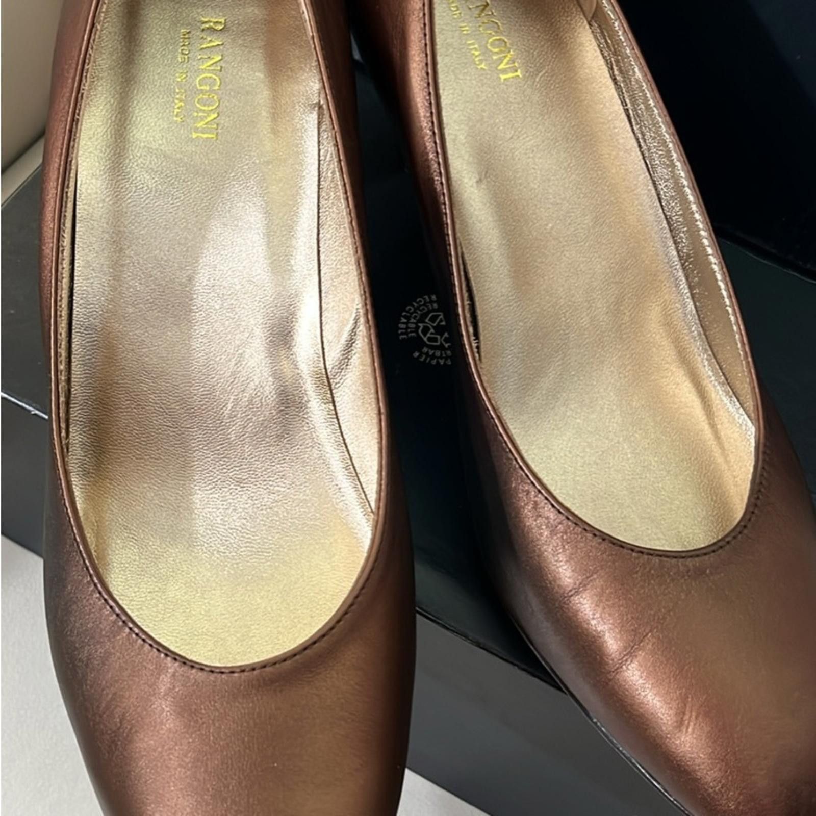 Other Rangoni Women's Metallic Brown Flats Size US 9.5 / IT 39.5 - 1 Thumbnail