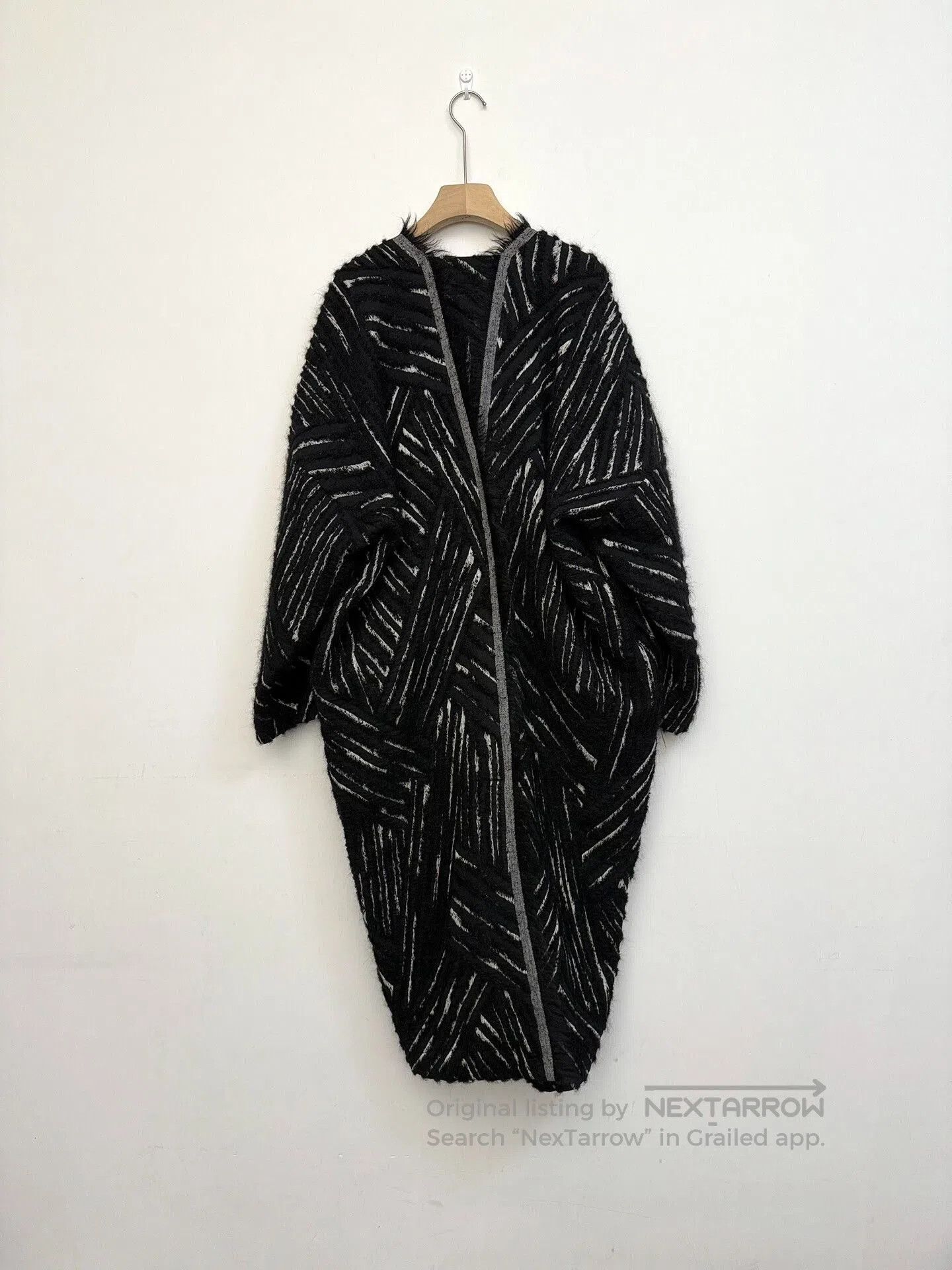 Uma Wang Uma Wang Wool Striped Duster Coat. Size US S / EU 44-46 / 1 - 3 Thumbnail