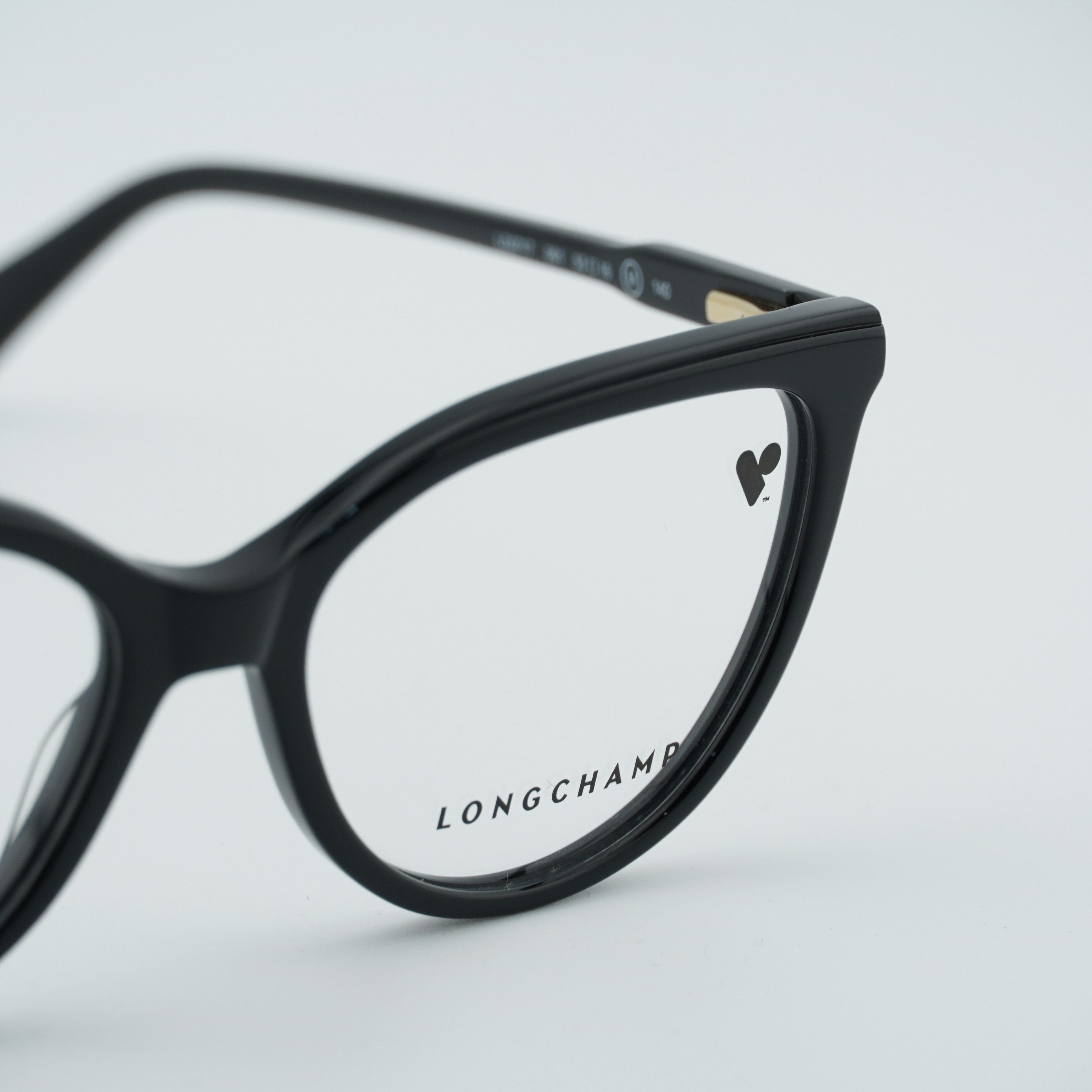 Longchamp Longchamp LO2717 001 Eyeglasses Black 53mm Cat Eye Frame Size ONE SIZE - 8 Thumbnail