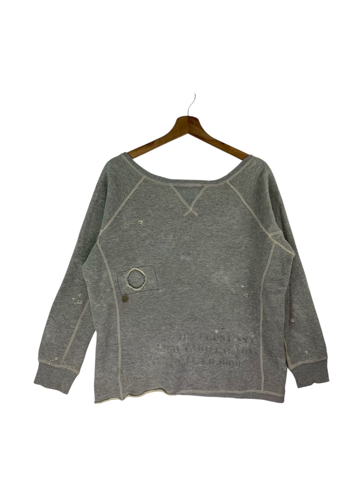 Johnbull Johnbull Sweatshirts Distressed Design Gray Colour Size US M / EU 48-50 / 2 - 10 Thumbnail