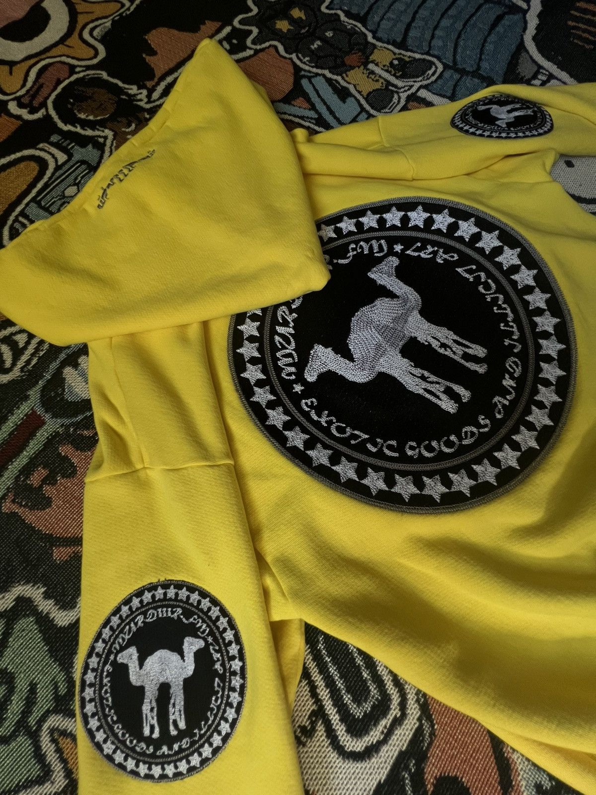Designer × Japanese Brand × murd333r.fm Murd333r.Fm ‘🎫Yellow🎫’ (Swamp Angels) 🦟Hoodie Size US S / EU 44-46 / 1 - 14 Thumbnail