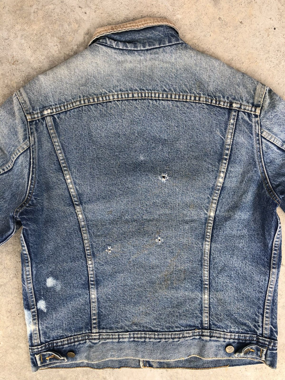 Lee Vintage 70s Lee Storm Rider Blanked Lined Denim Jacket Size US M / EU 48-50 / 2 - 12 Thumbnail