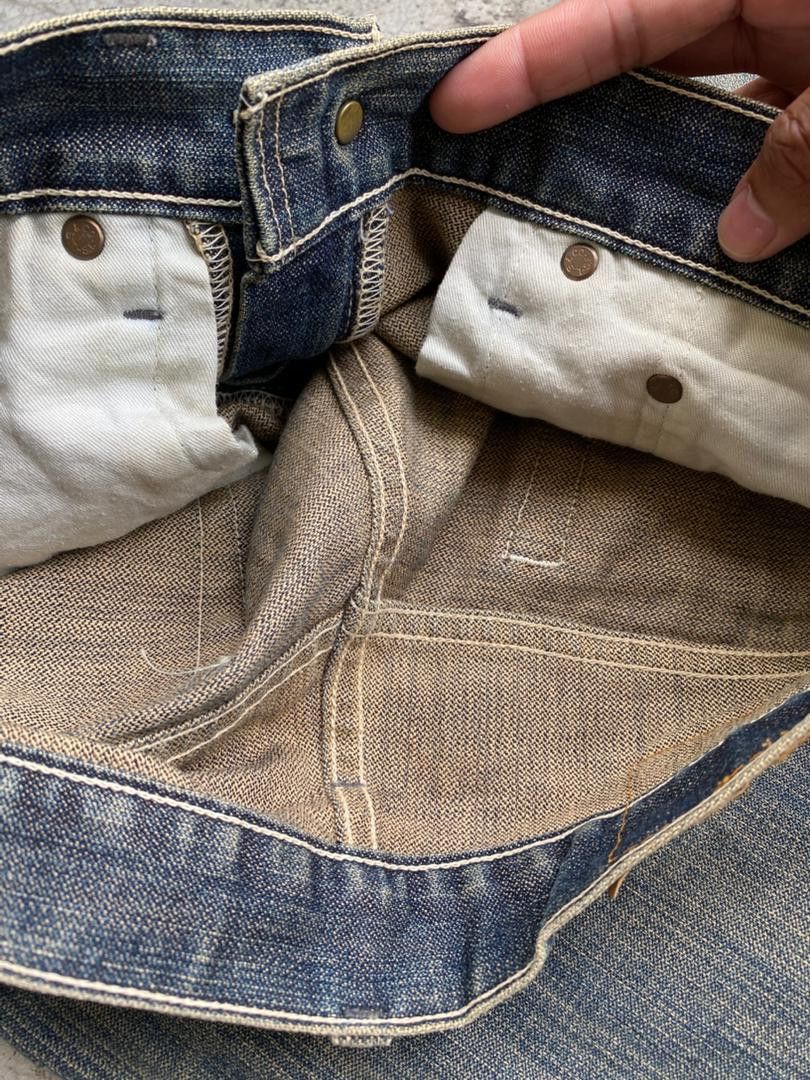 Levi's Vintage Clothing VINTAGE DISTRESSED LEVIS JEANS Size 28" / US 6 / IT 42 - 6 Thumbnail