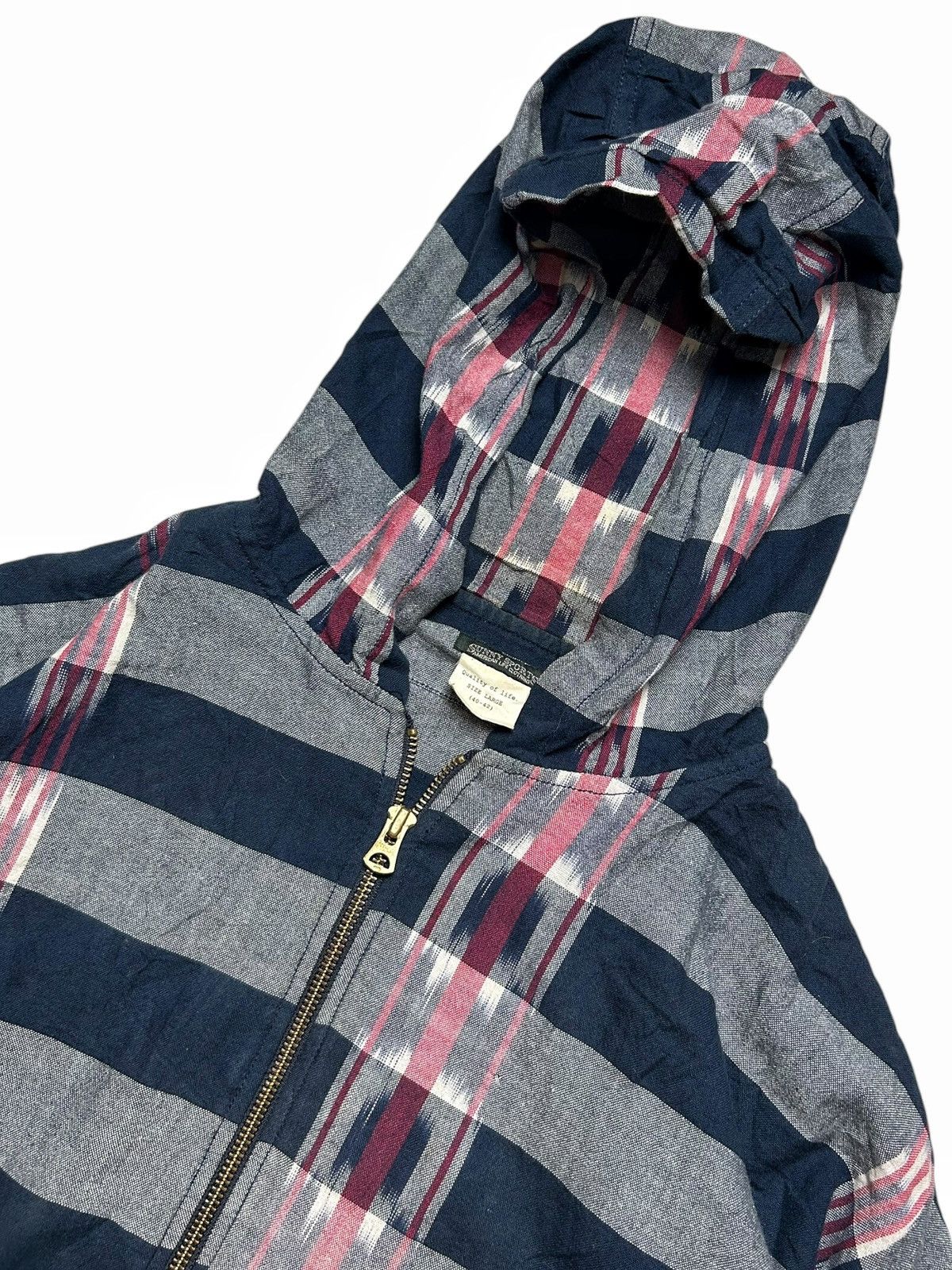 Japanese Brand × Sunny Sports Sunny sport Linen Hoodie indigo Jacket Navajo Ethnic Sunny Size US L / EU 52-54 / 3 - 5 Thumbnail