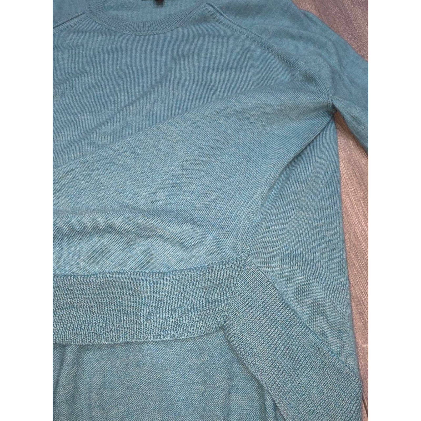 J.Crew J.Crew 100% merino Sweater tunic 3/4 turquoise XXS A003192 Size XXS / US 00 / IT 34 - 5 Thumbnail