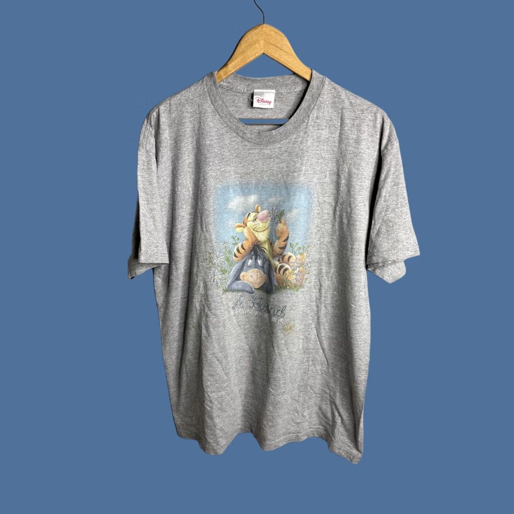 Disney Disney Store Shirt Mens Large Gray Tigger Eeyore Friendship Quote Tee T-Shirt Size US L / EU 52-54 / 3 - 1 Thumbnail