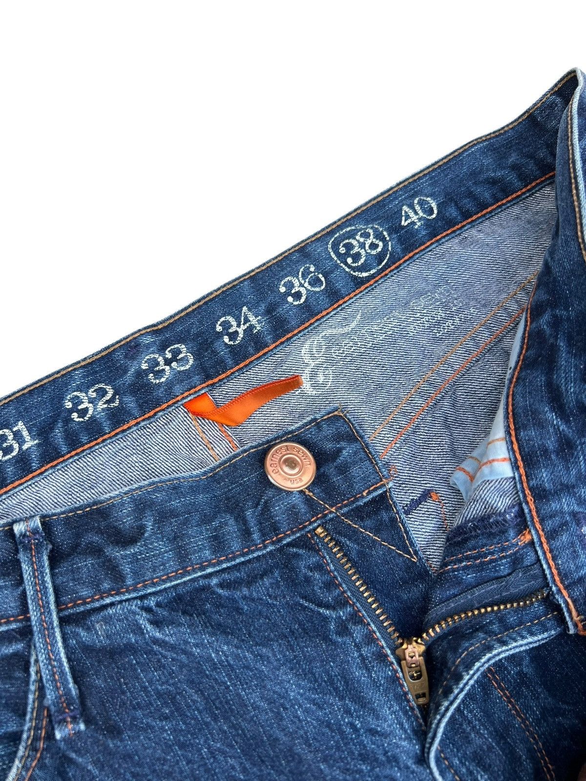 Earnest Sewn Vintage 2000s Earnest Sewn Made in Usa Denim Bootcut Jeans Size US 36 / EU 52 - 7 Thumbnail