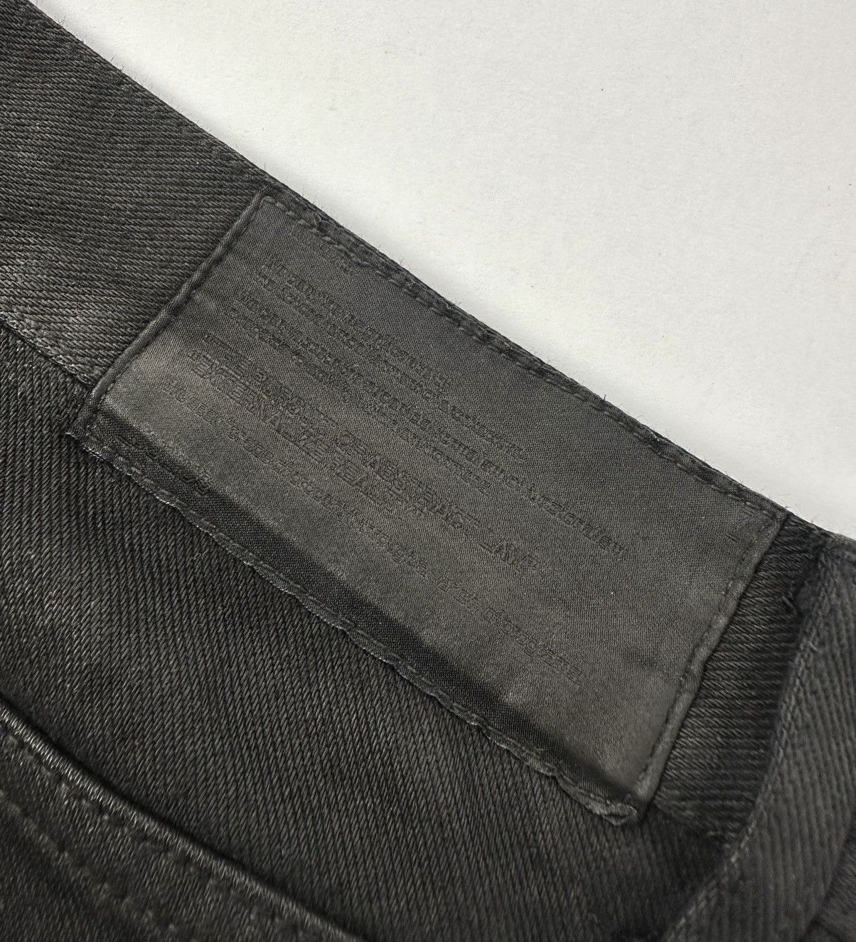 Julius Julius S/S11 Chaos Ontological Anarchism Knit Denim Waxed Size US 31 - 9 Thumbnail