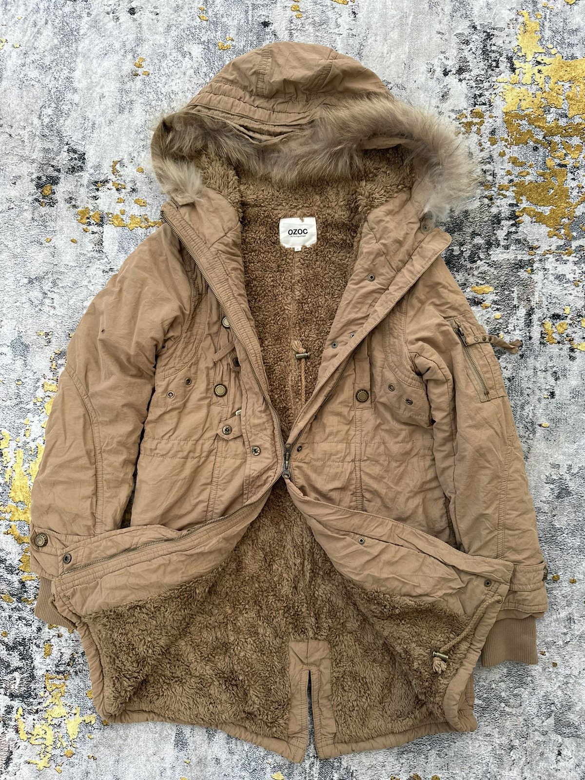 Beauty Beast FAUX FUR Jacket Playboi Carti Style Archive Ozoc WINTER Size US M / EU 48-50 / 2 - 3 Thumbnail