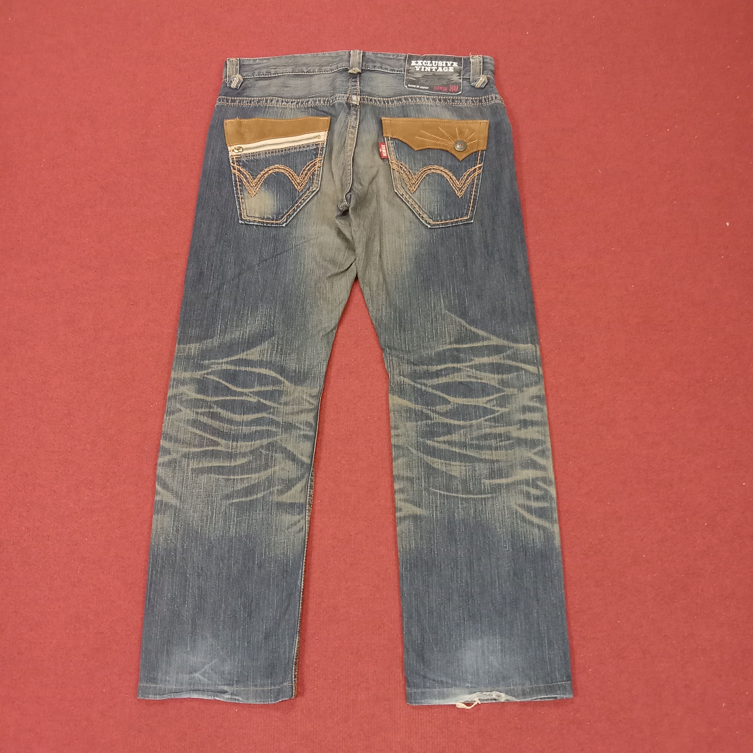 Edwin × Vintage Edwin Daily Streetwear Style Fashion Design Jeans Size US 36 / EU 52 - 1 Thumbnail