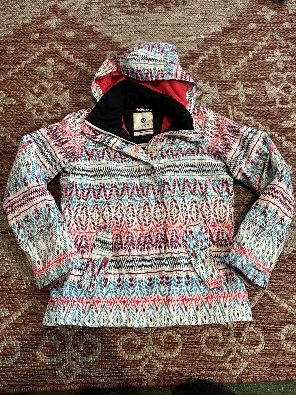 Other Women’s Roxy Ski Jacket Multi Color Sz YXL WSMALL Y2K Size S / US 4 / IT 40 - 1 Thumbnail