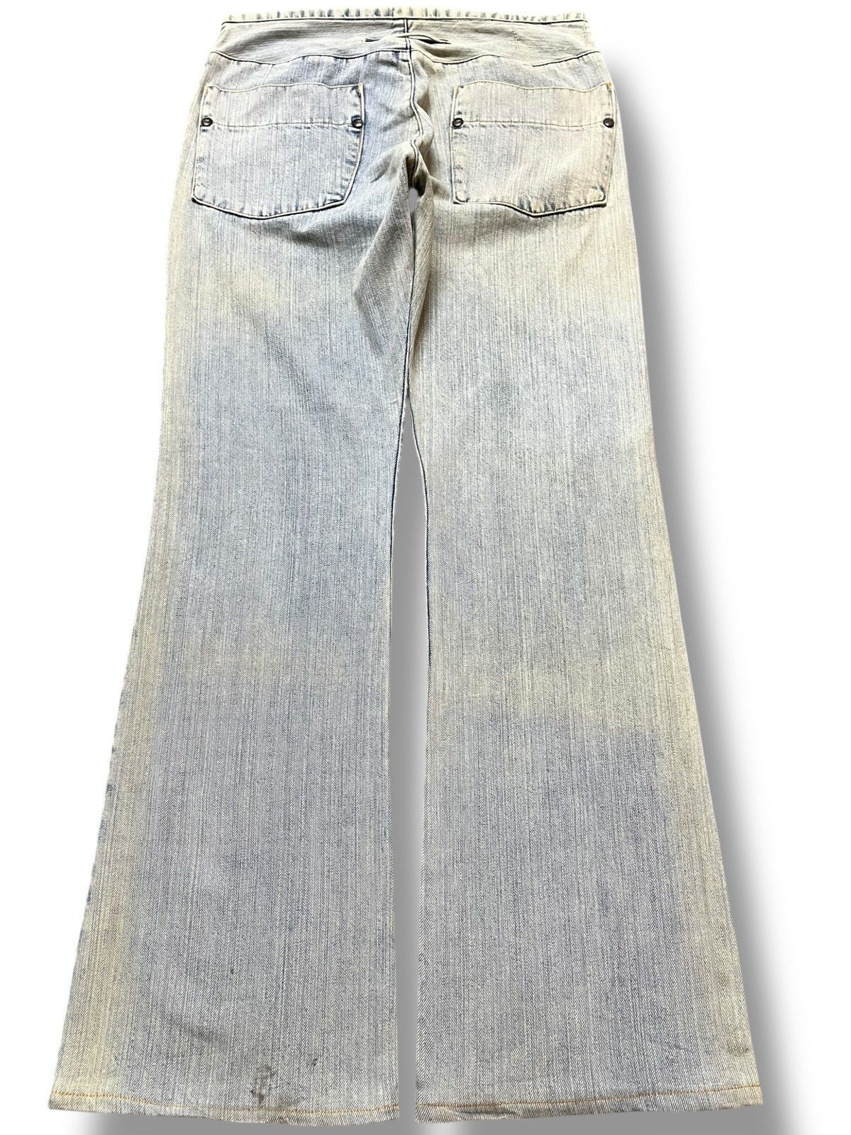 Johnbull Vintage Johnbull Flare Bootcut Faded Grunge Denim Size US 31 - 7 Thumbnail