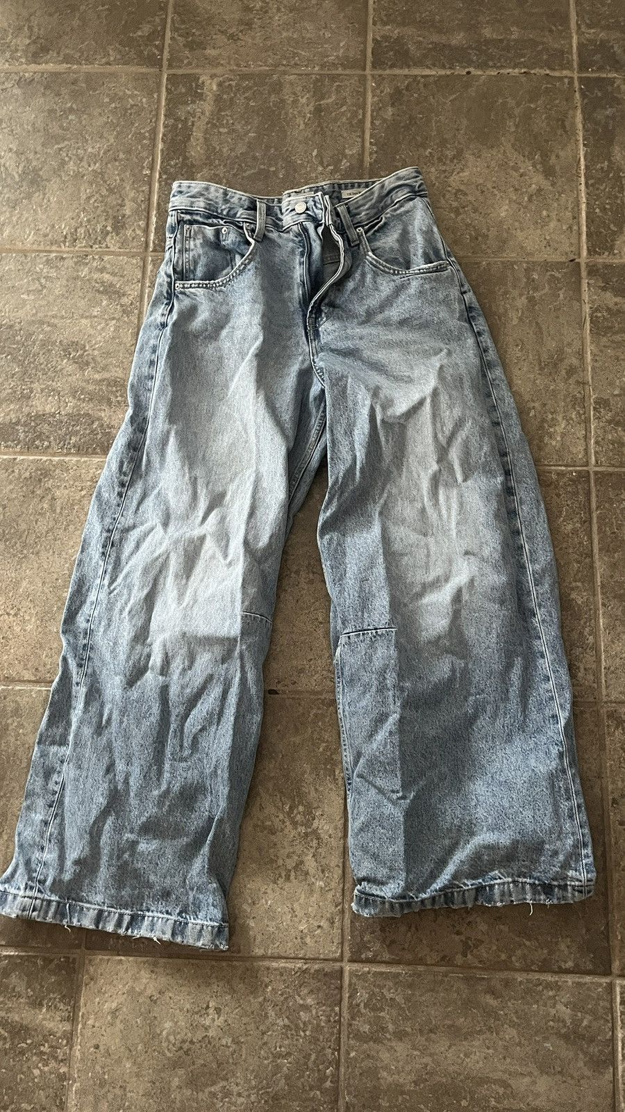 Cotton On Y2k super wide cotton on jean Size US 30 / EU 46 - 1 Thumbnail