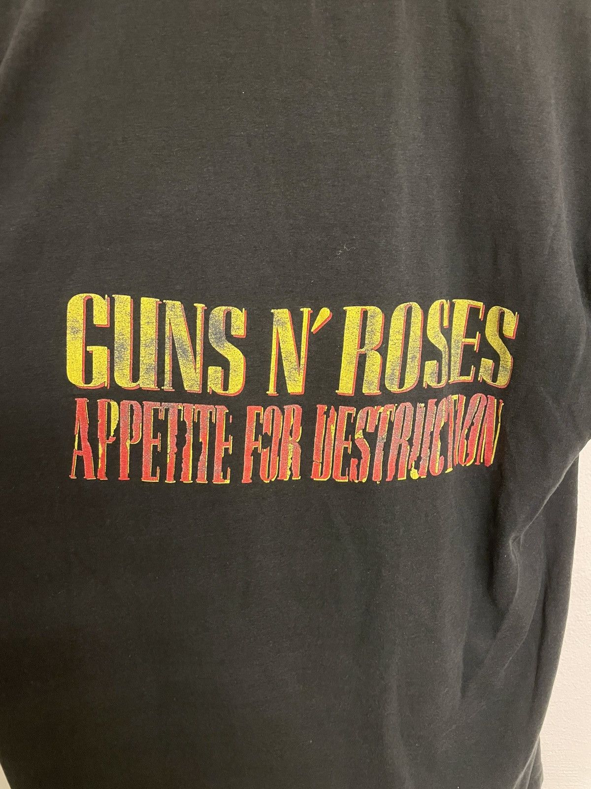 Guns N' Roses × Vintage 1980s Guns N Roses Appetite For Destruction Tee Size US L / EU 52-54 / 3 - 4 Thumbnail