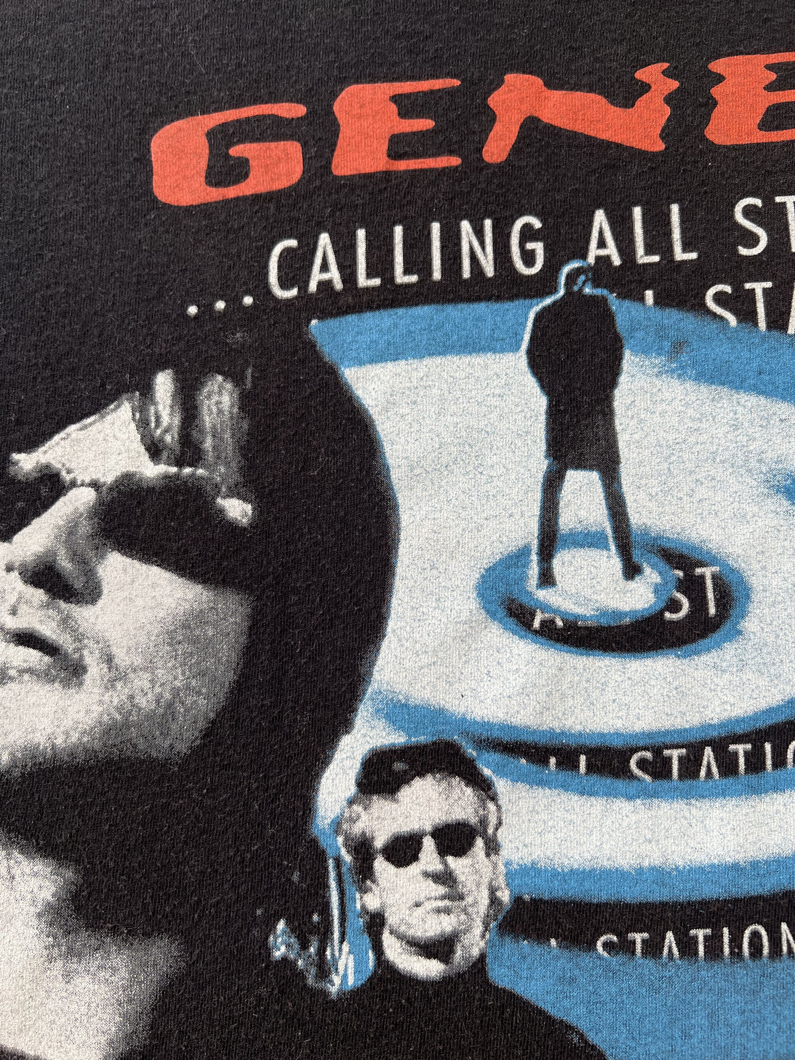 Band Tees × Vintage Vintage 1998 Genesis European Tour 98 Black Tee Size US XL / EU 56 / 4 - 4 Thumbnail