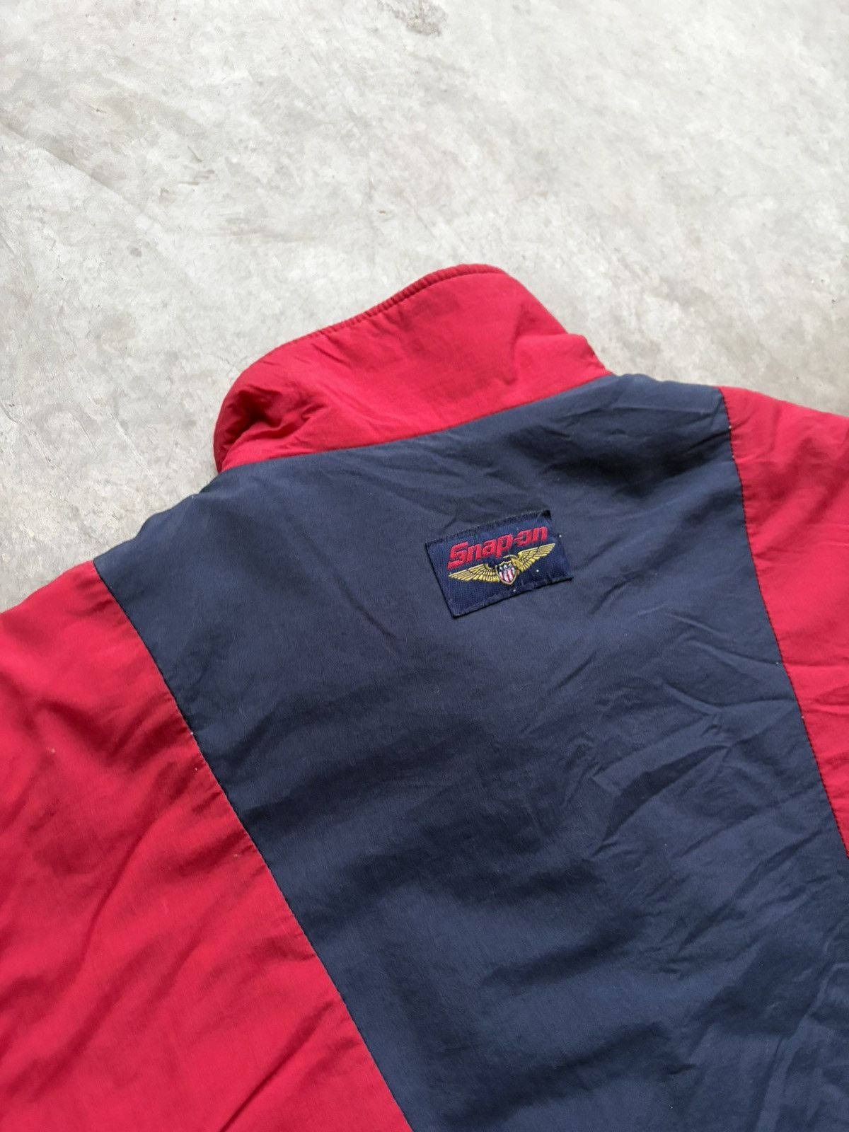 Other Vintage SnapOn Red/Navy Quilted Lined Light Jacket Size US XL / EU 56 / 4 - 4 Thumbnail