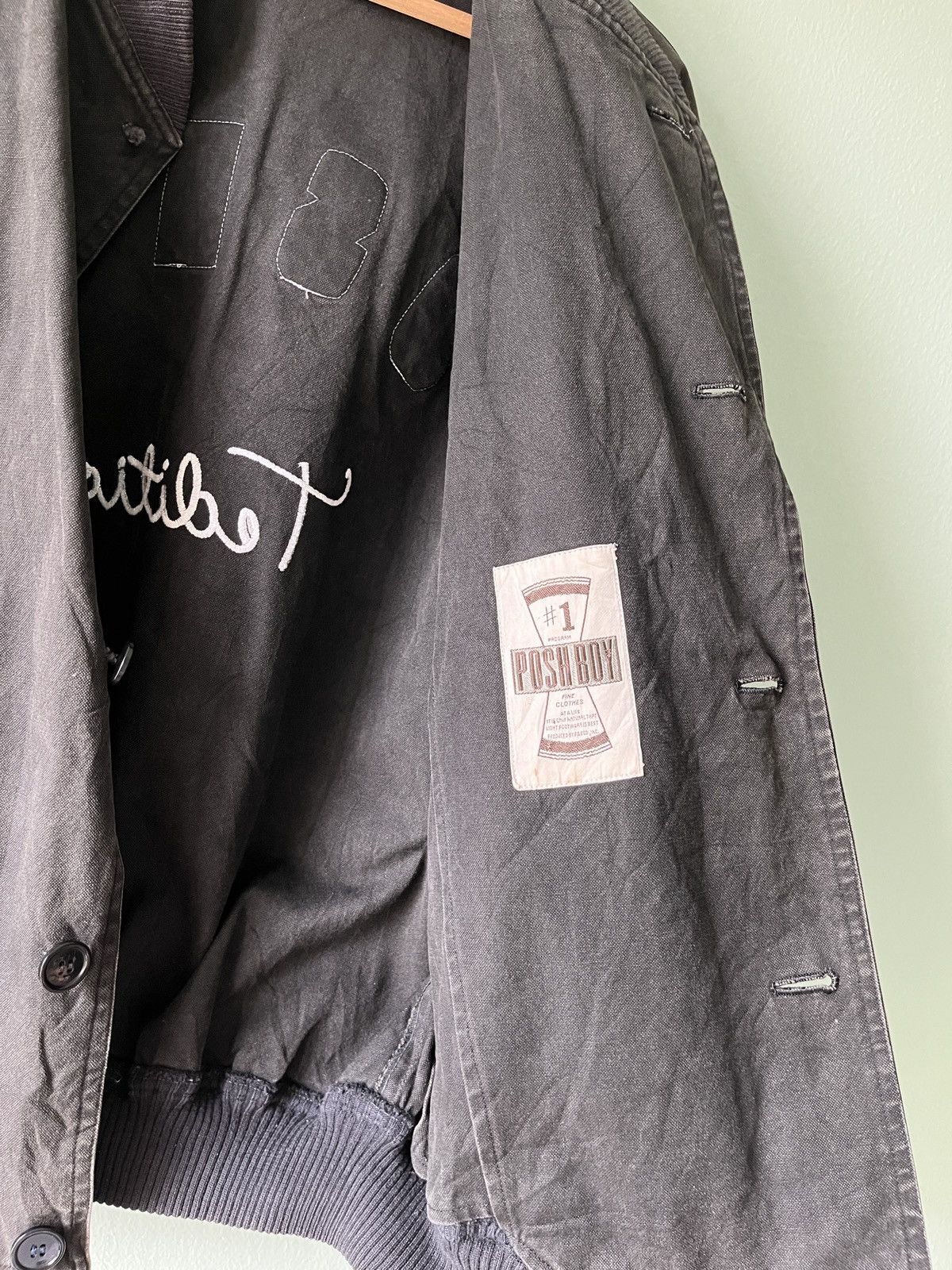 Japanese Brand × Vintage Vintage Posh Boy Varsity Jacket Size US M / EU 48-50 / 2 - 13 Thumbnail