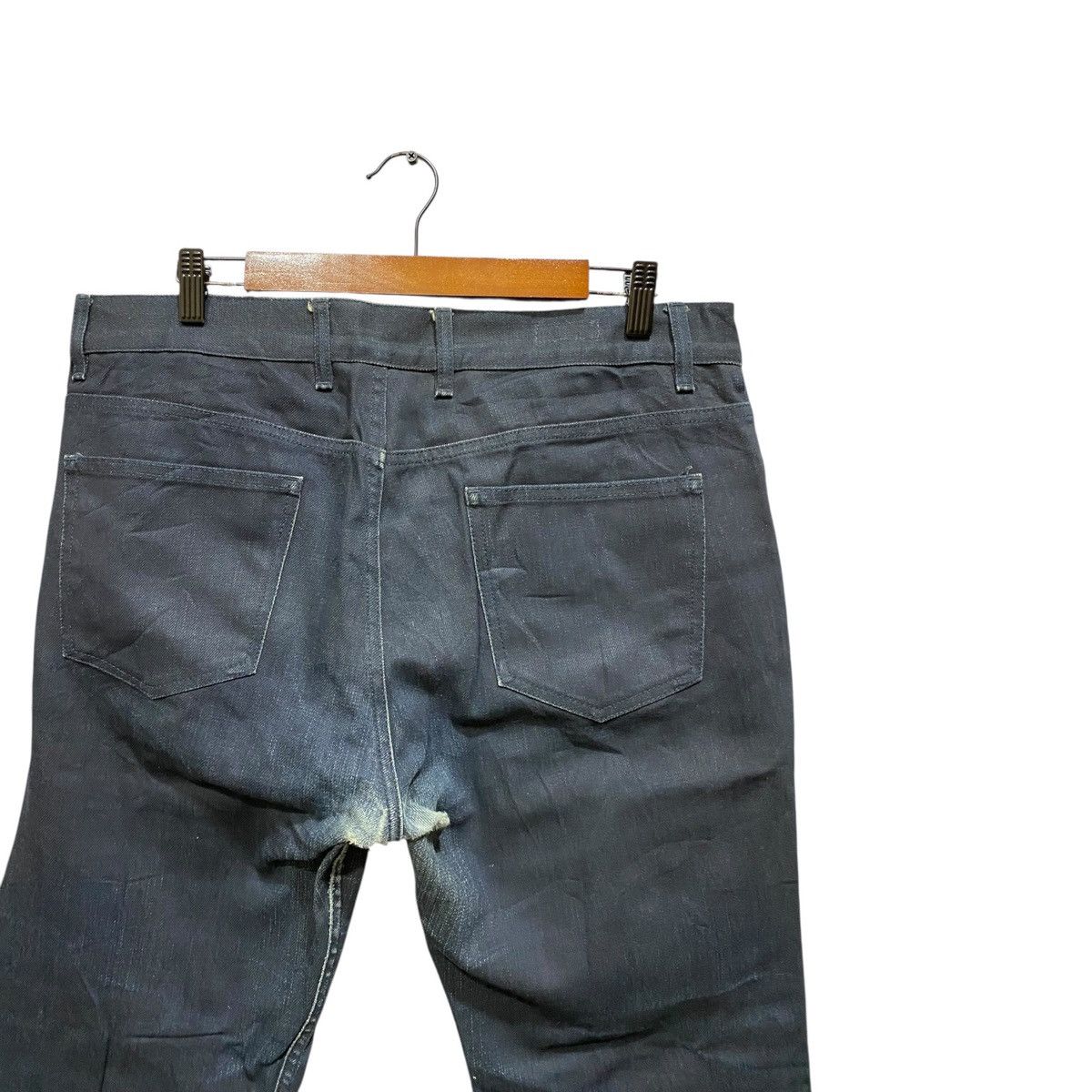 Lanvin Vintage Lanvin X Acne Studio Super Black Denim 12OZ Size US 33 - 4 Thumbnail