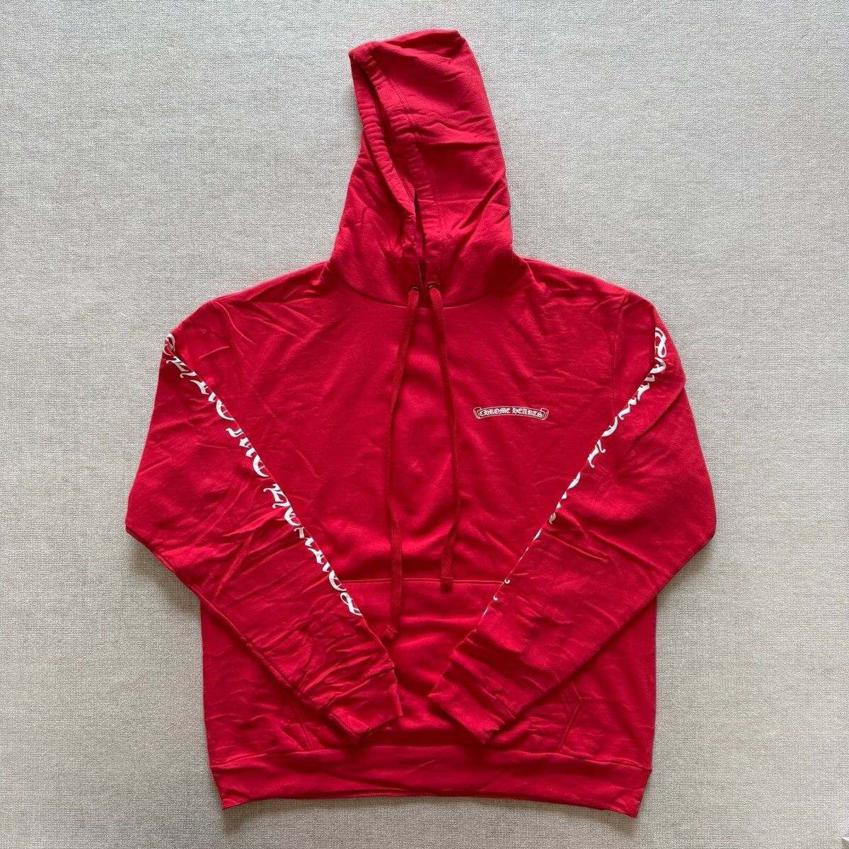 Chrome Hearts Chrome Hearts Red Scroll Logo Hoodie Size US L / EU 52-54 / 3 - 1 Thumbnail