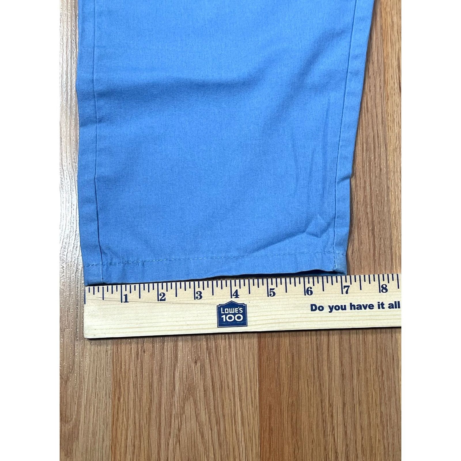 Vintage Working Scrubs BY White Swan Scrub Pants Bottom Womens Size M Medium Blue Cotton Blend Solid 90s 2000s Womens Size 32" / US 10 / IT 46 - 7 Thumbnail
