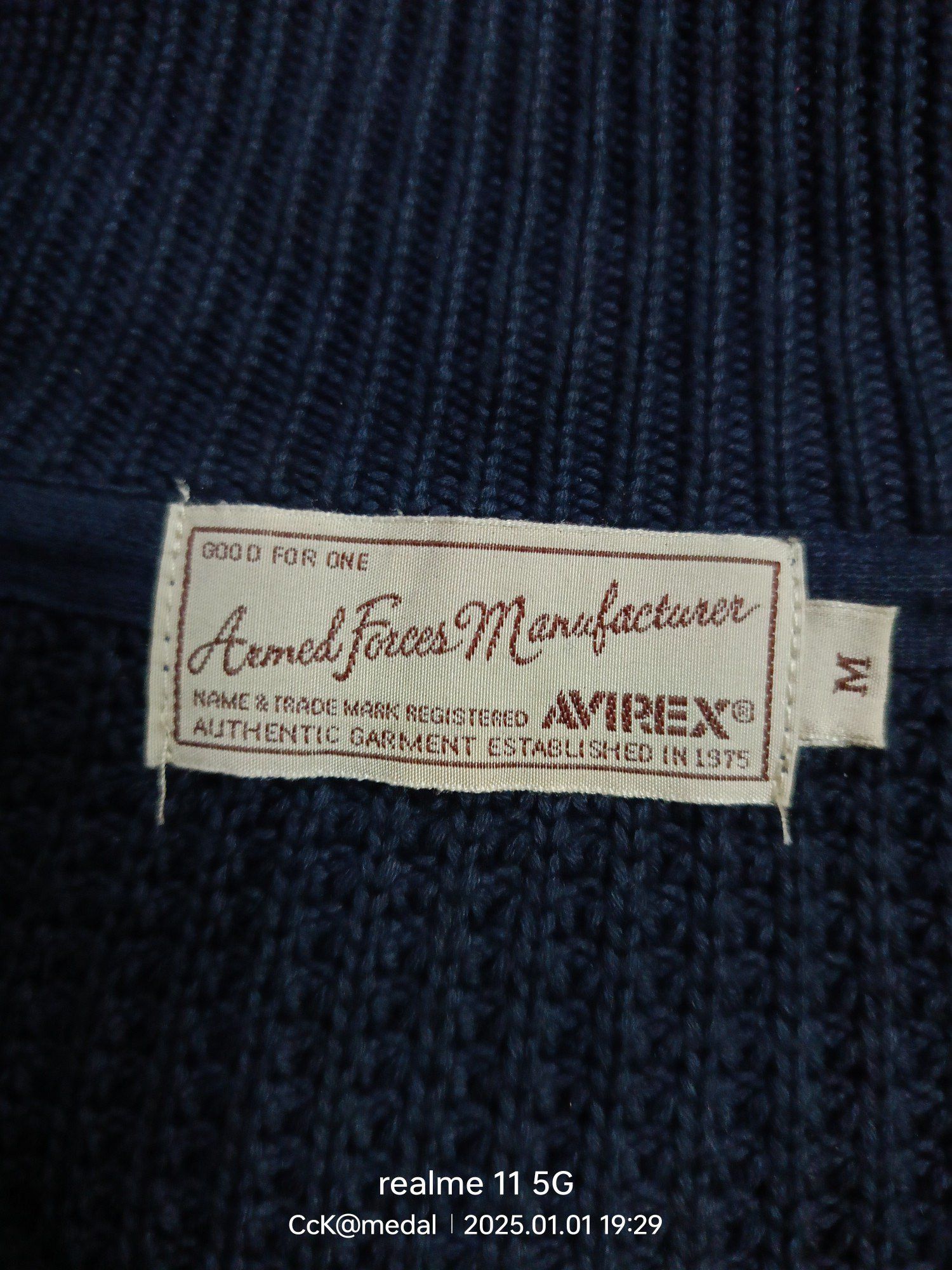 Avirex Avirex USN Wool Sweater Size US M / EU 48-50 / 2 - 3 Thumbnail