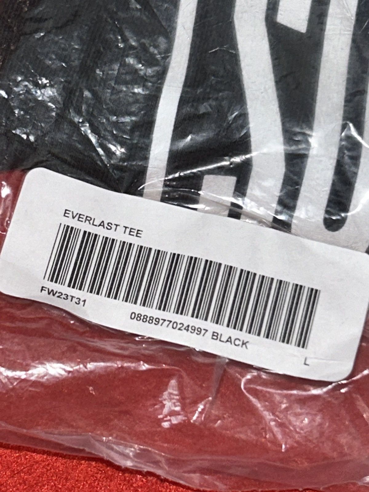 Supreme Supreme Warm Up Tee Shirt Black FW23 NEW WITH TAGS Size US L / EU 52-54 / 3 - 4 Thumbnail