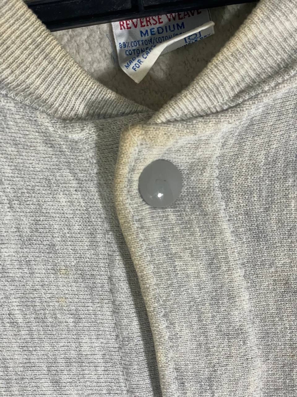 Champion Vintage 90a champion reverse weave snap button sweatshirt M Size US M / EU 48-50 / 2 - 6 Thumbnail