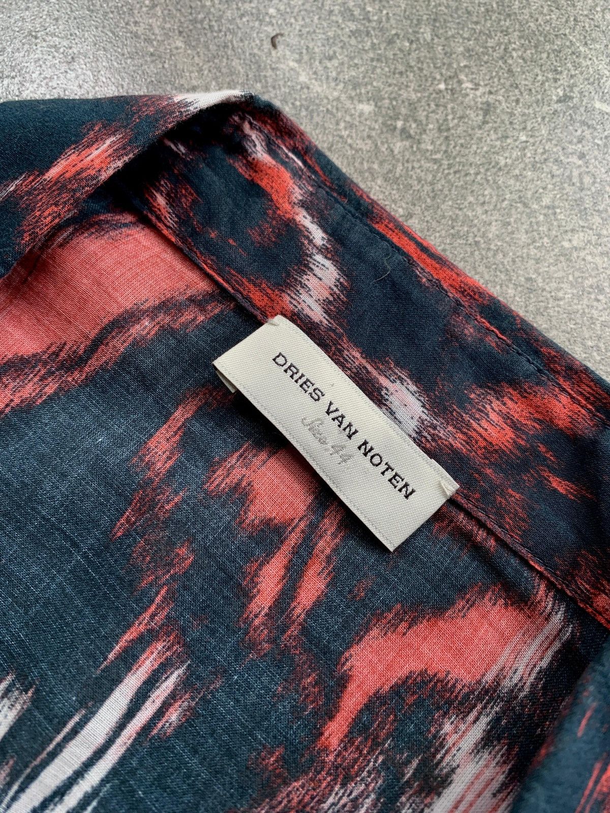 Dries Van Noten FREE IMPORT TAX Tie Dyed/Plaid Light Cotton Shirt Size US S / EU 44-46 / 1 - 6 Thumbnail