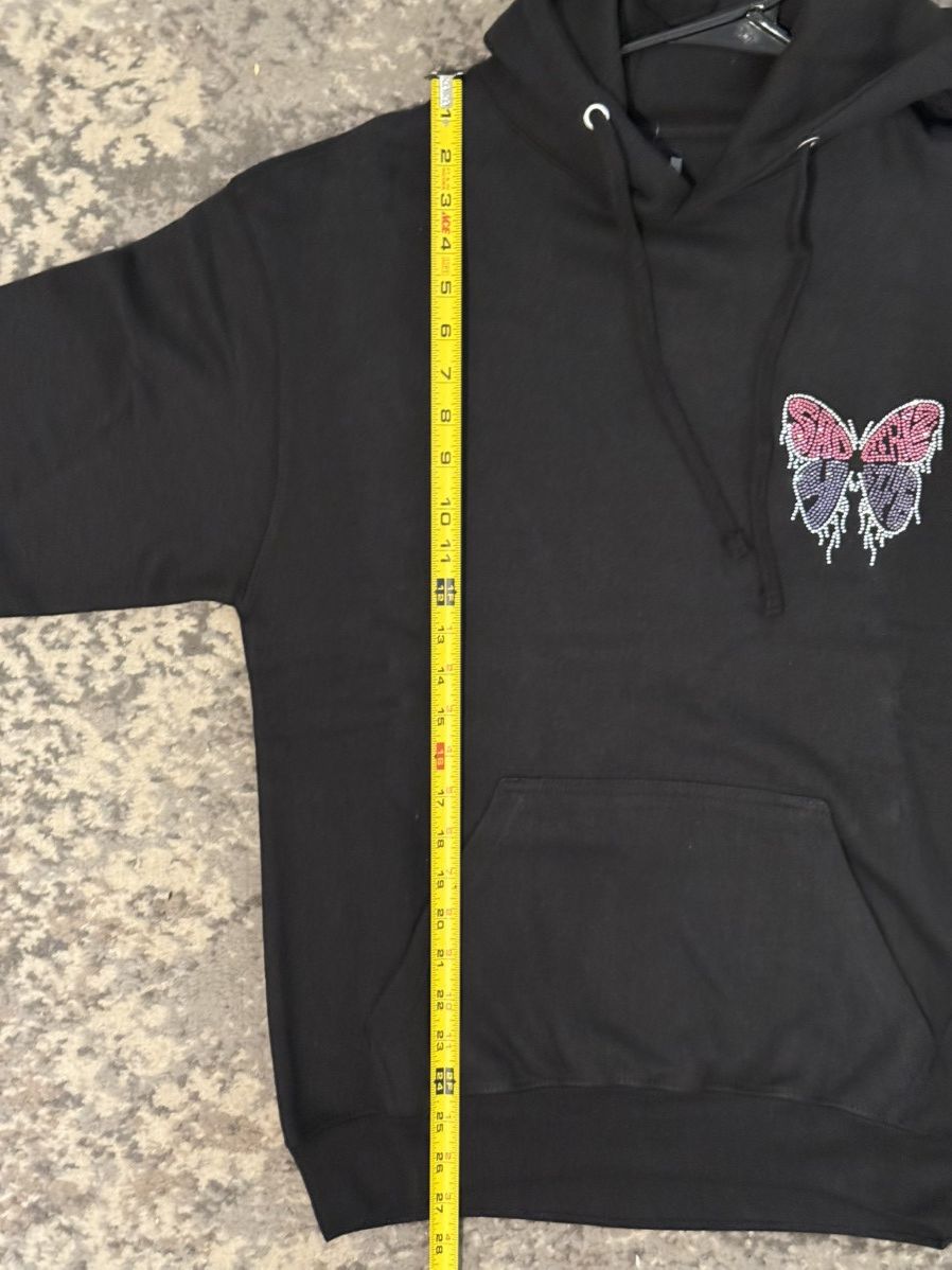 Other Sad Boyz the Sad Girlz Crystal Butterfly hoodie Size S / US 4 / IT 40 - 6 Thumbnail