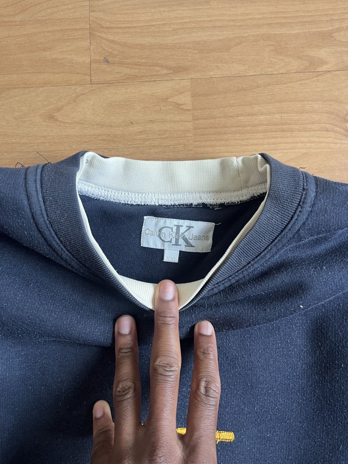 Calvin Klein Vintage Calvin Klein Jeans Sweatshirt Size US L / EU 52-54 / 3 - 4 Thumbnail