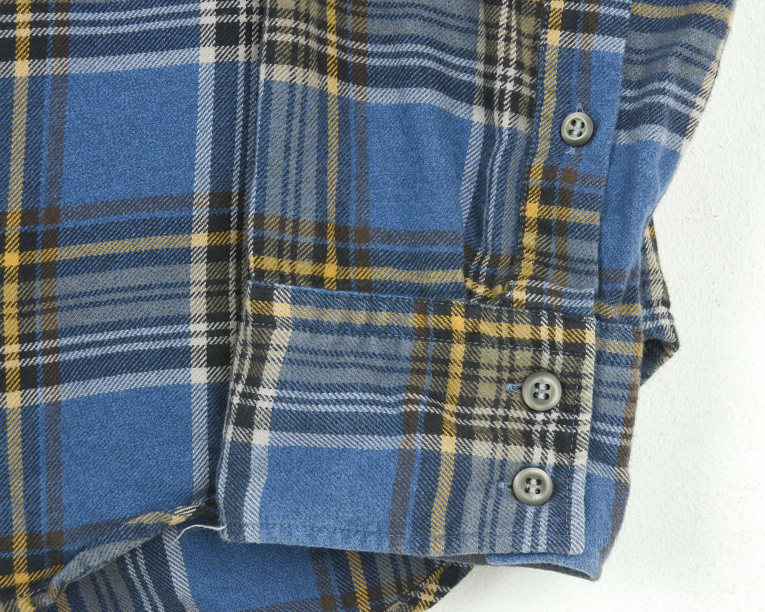 Flannel × Hugo Boss Orange Label Shirt L Long Sleeve Check Plaid Tartan Slim Size US L / EU 52-54 / 3 - 4 Thumbnail