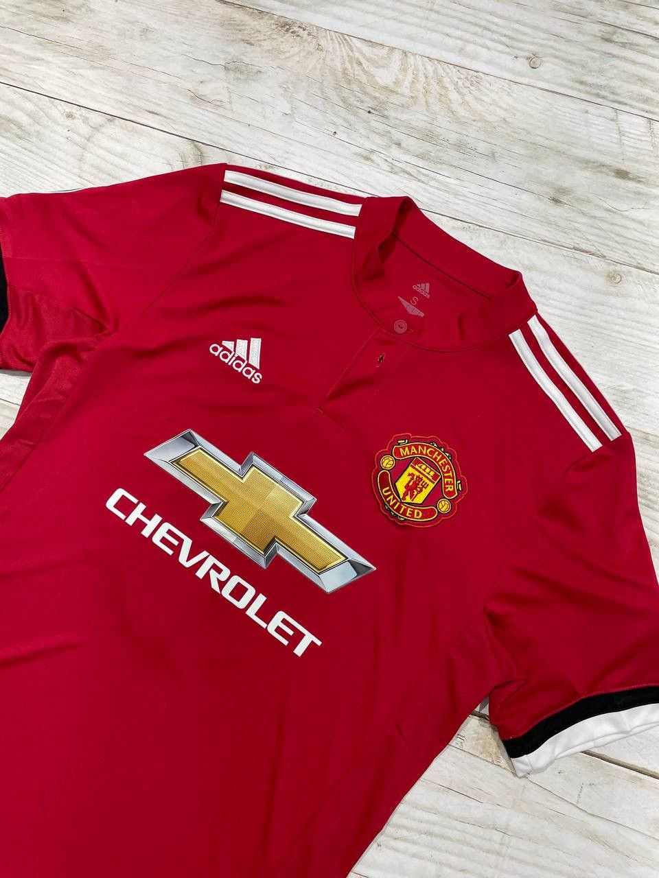 Adidas Adidas Manchester United 2017 2018 Paul Pogba #6 Home Shirt Size US S / EU 44-46 / 1 - 5 Thumbnail