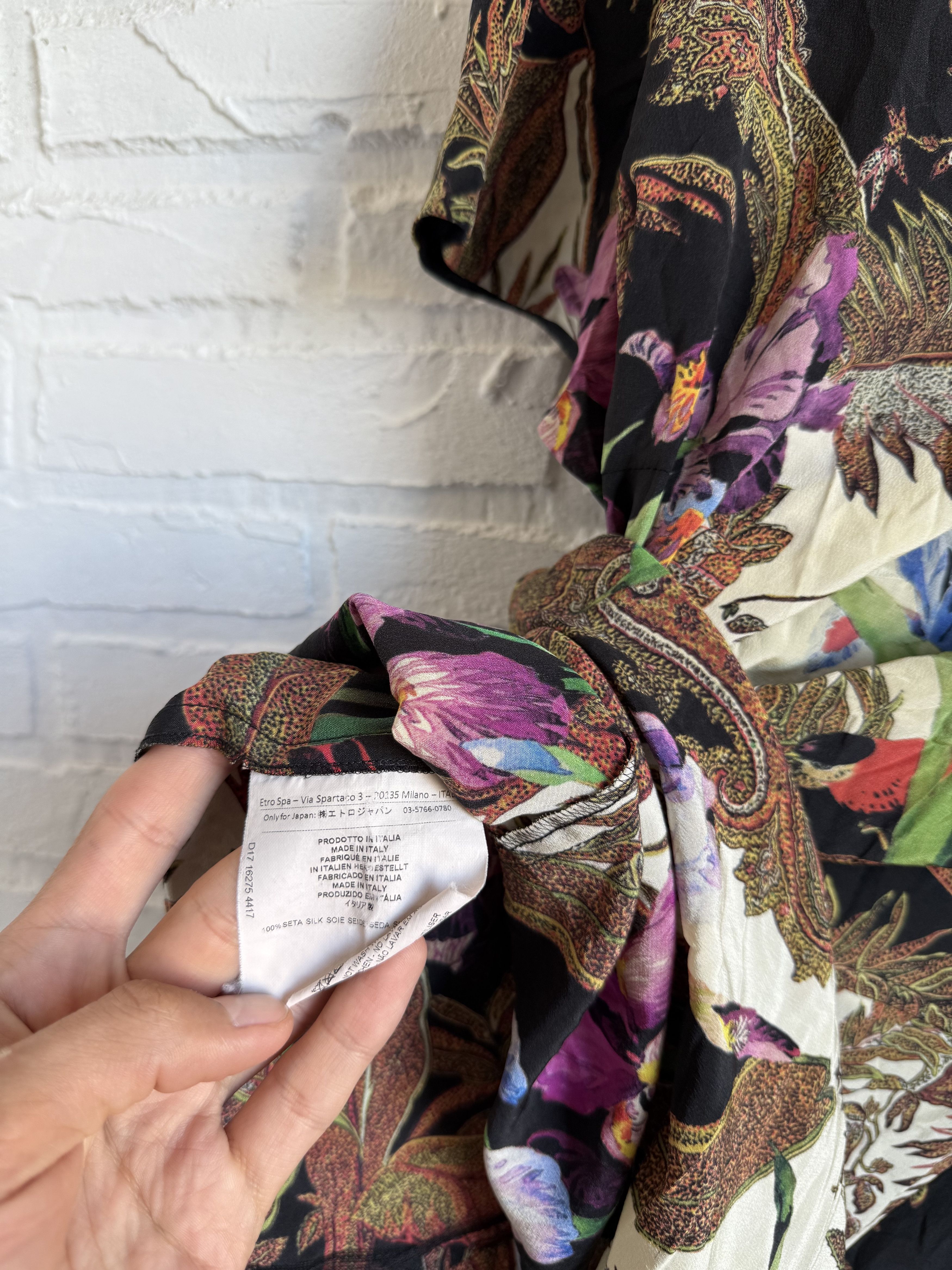 Etro Etro silk floral dress size 44 Made in Italy Size M / US 6-8 / IT 42-44 - 5 Thumbnail