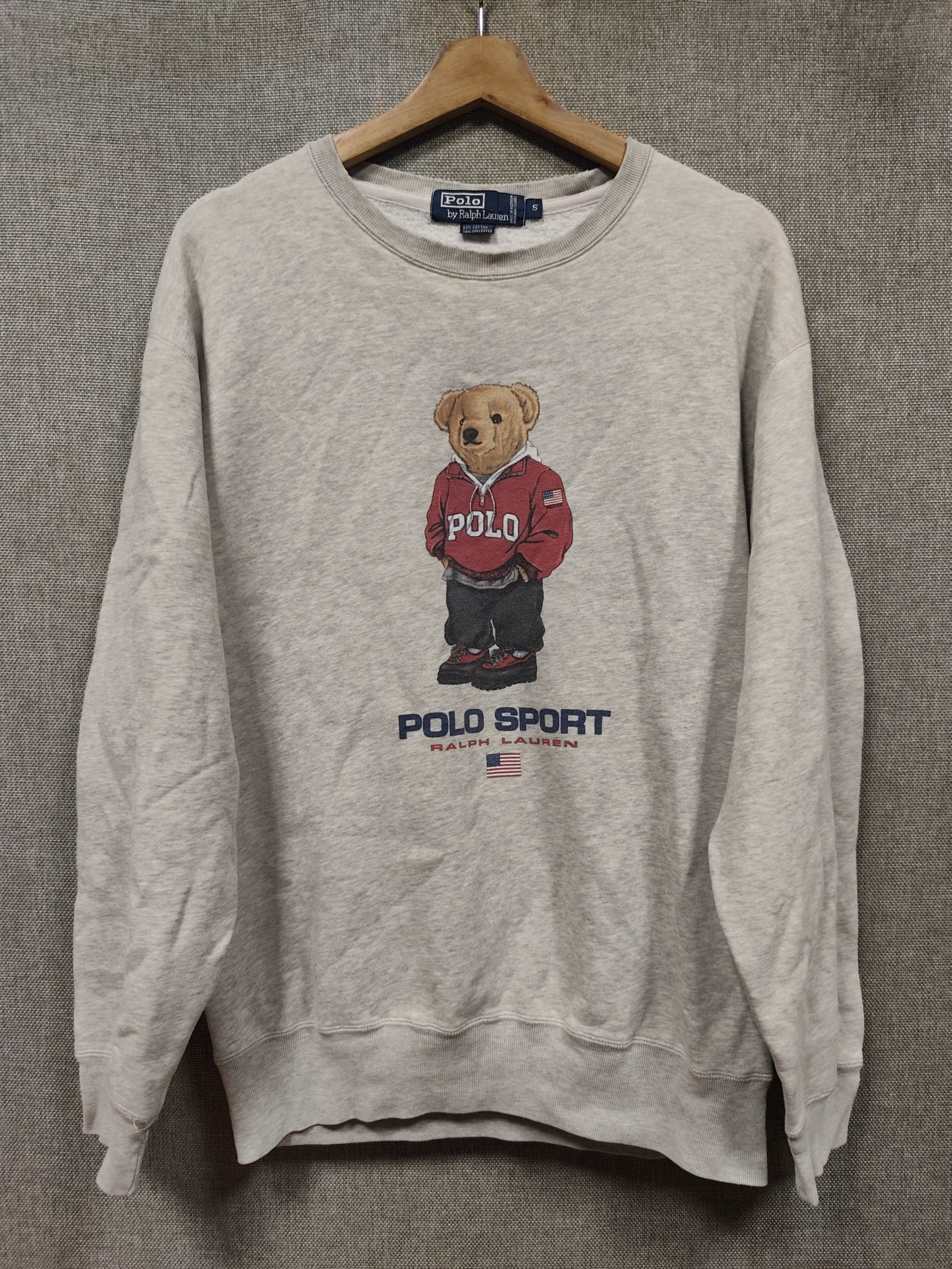 Vintage 90s sweatshirt polo bear by ralph lauren