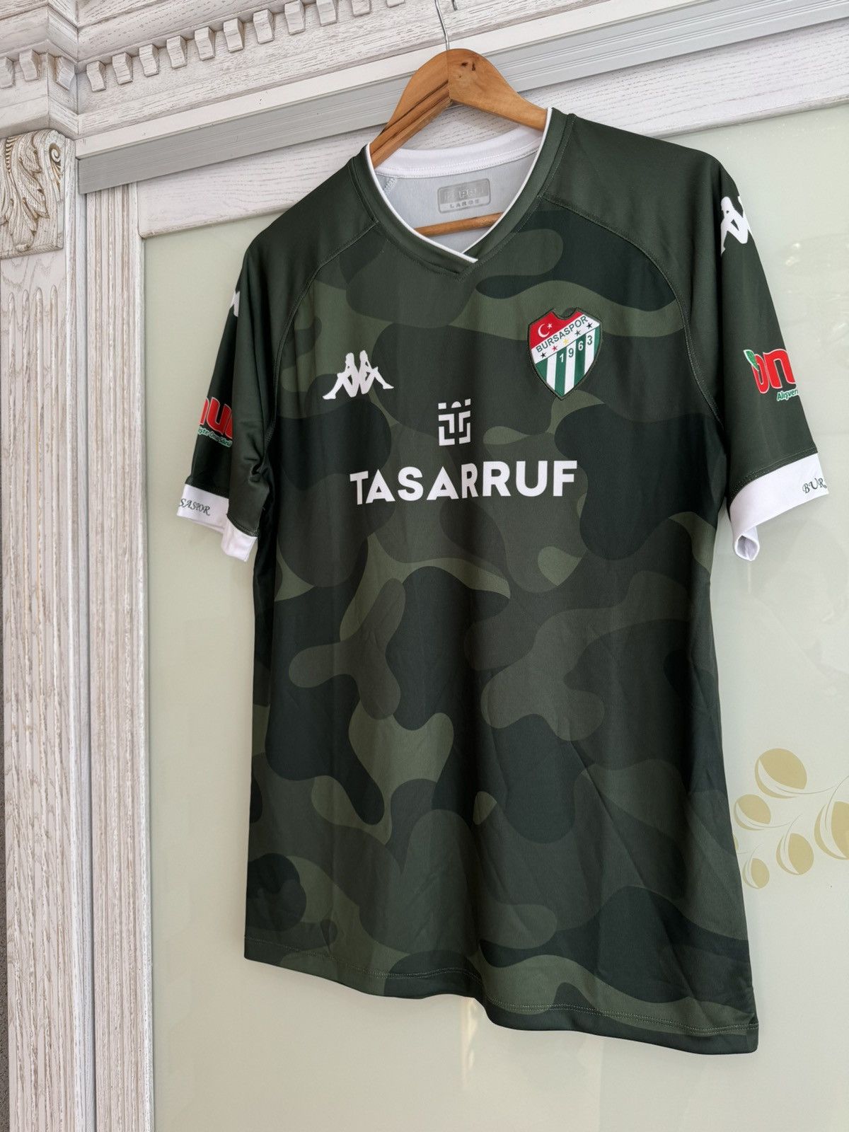 Kappa Bursaspor 2020-2021 Away Soccer Jersey Football Kit Shirt Size US L / EU 52-54 / 3 - 2 Thumbnail