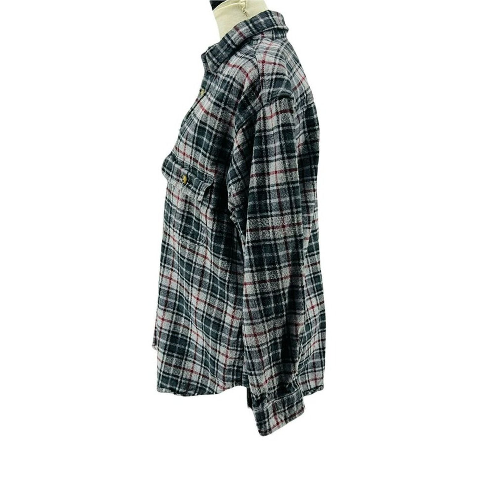 Moose Knuckles Vintage Moose Creek Flannel Shirt Grunge Mens Large Size US L / EU 52-54 / 3 - 4 Thumbnail