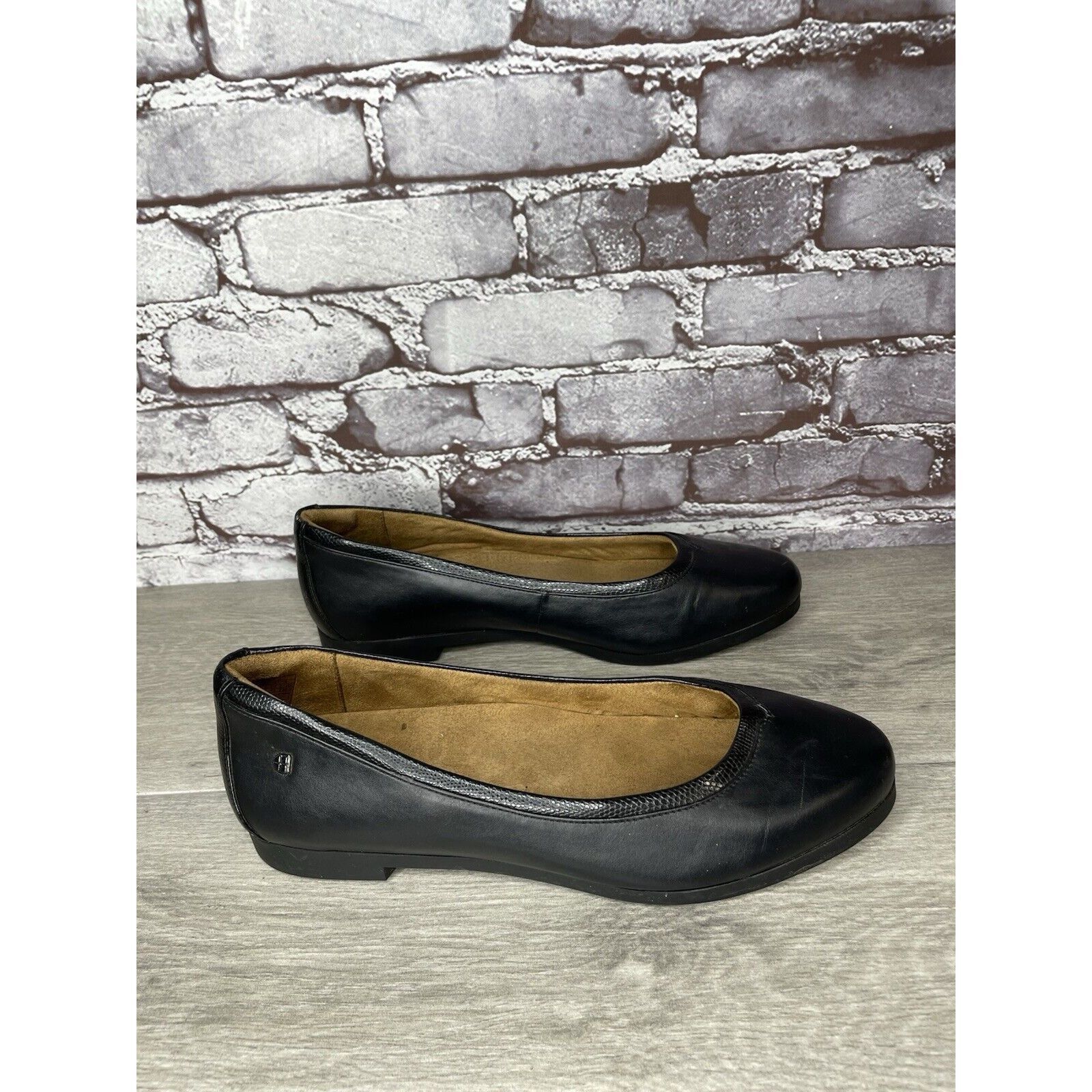 Other Shoes For Crews 55315 Reese Black Leather Work Slip Flats Wo Size US 11 / IT 41 - 13 Thumbnail