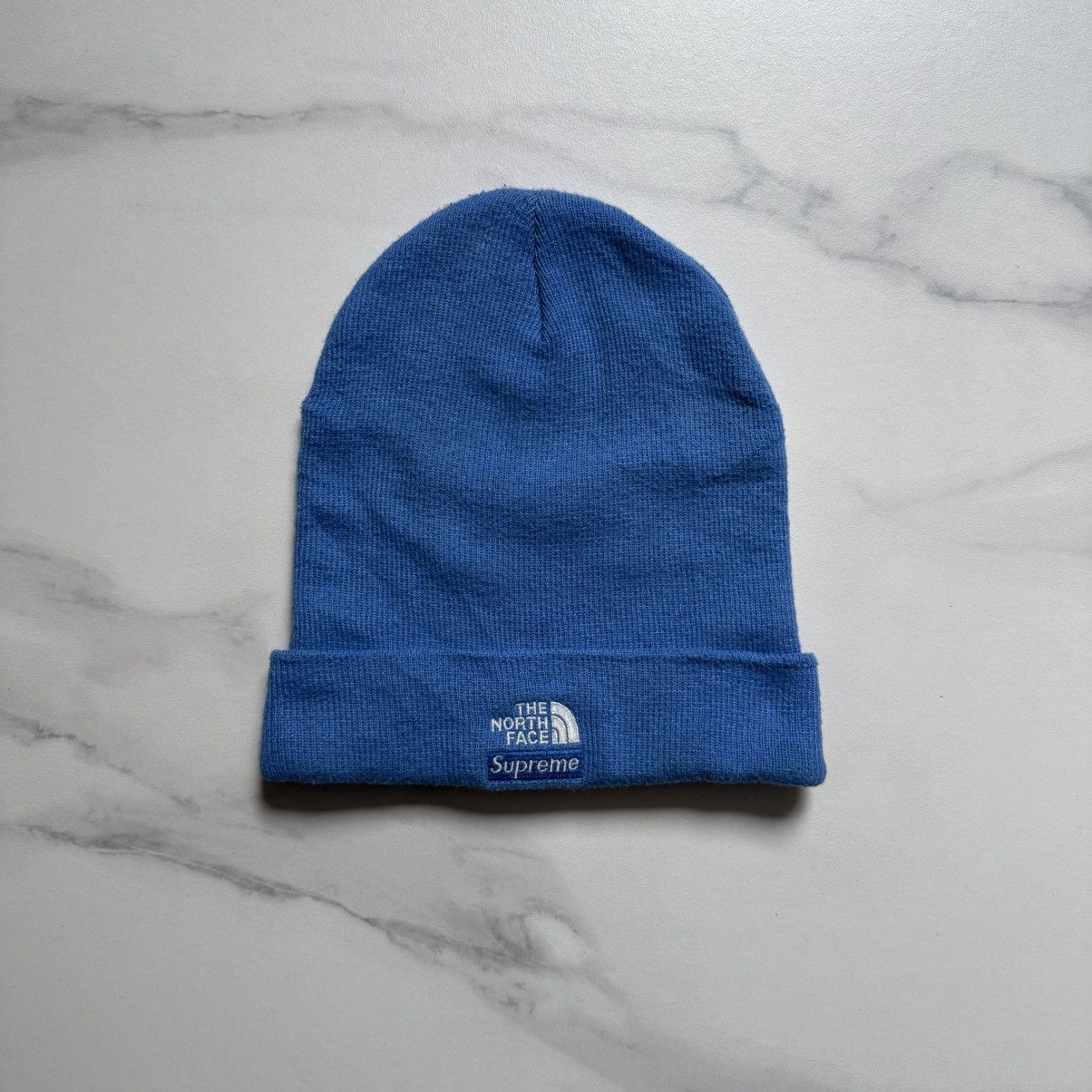 Supreme × The North Face Supreme x The North Face FW24 Blue Beanie Size ONE SIZE - 2 Thumbnail