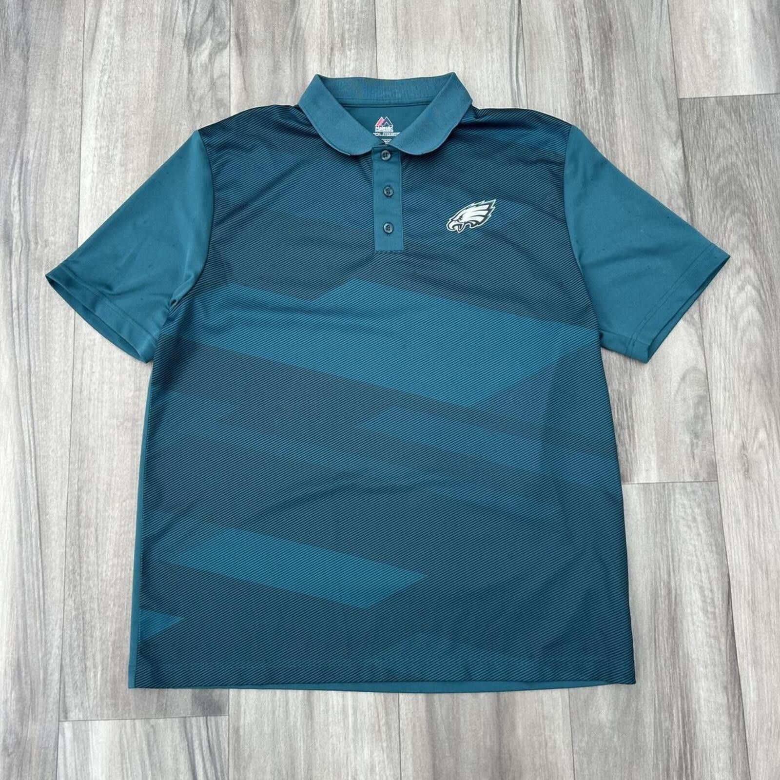 Other Majestic Philadelphia Eagles green polo shirt Size XL NFL Size US XL / EU 56 / 4 - 1 Thumbnail