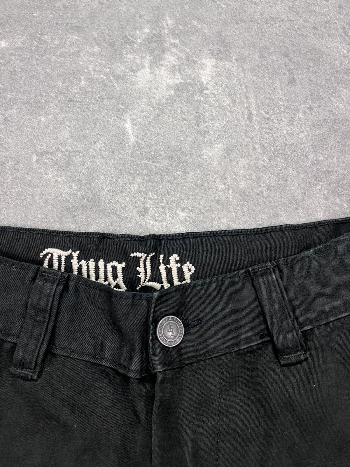 JNCO Thug Life Vintage Baggy Cargo Shorts Jorts 36 Rare Size US 36 / EU 52 - 5 Thumbnail