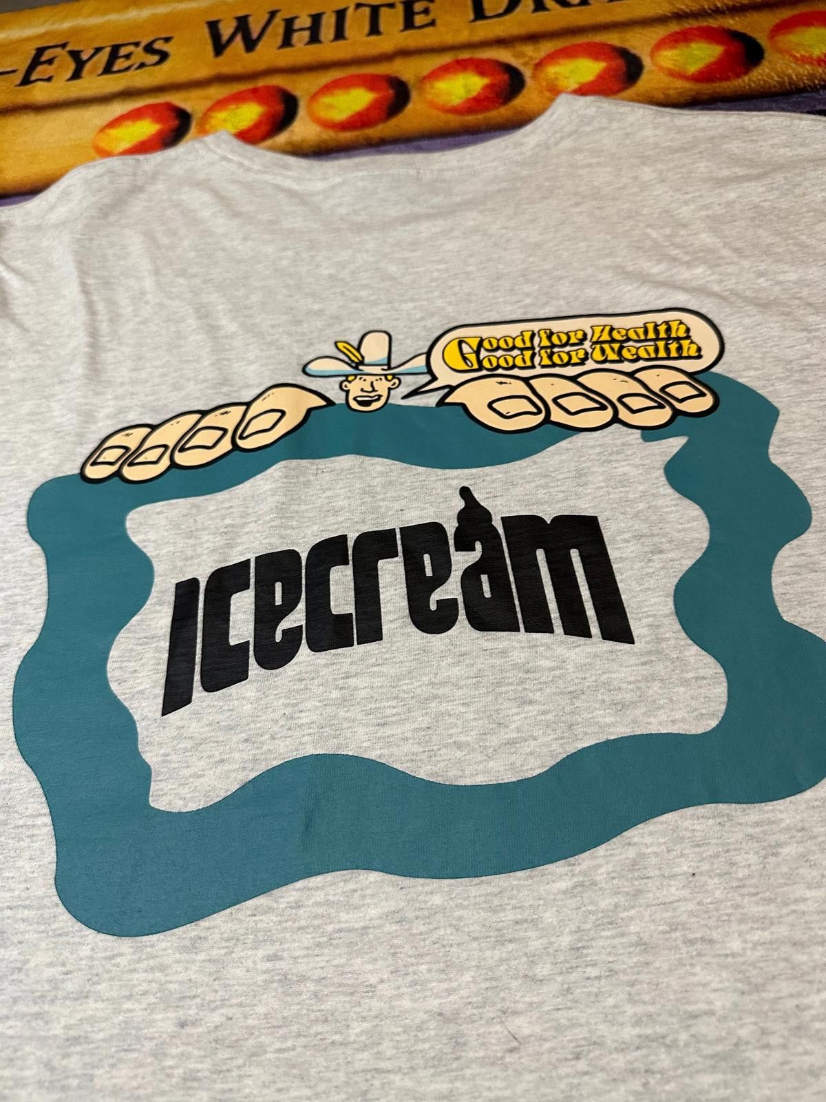 Icecream Icecream Graphic Print Men's T-Shirt Size ONE SIZE - 5 Thumbnail