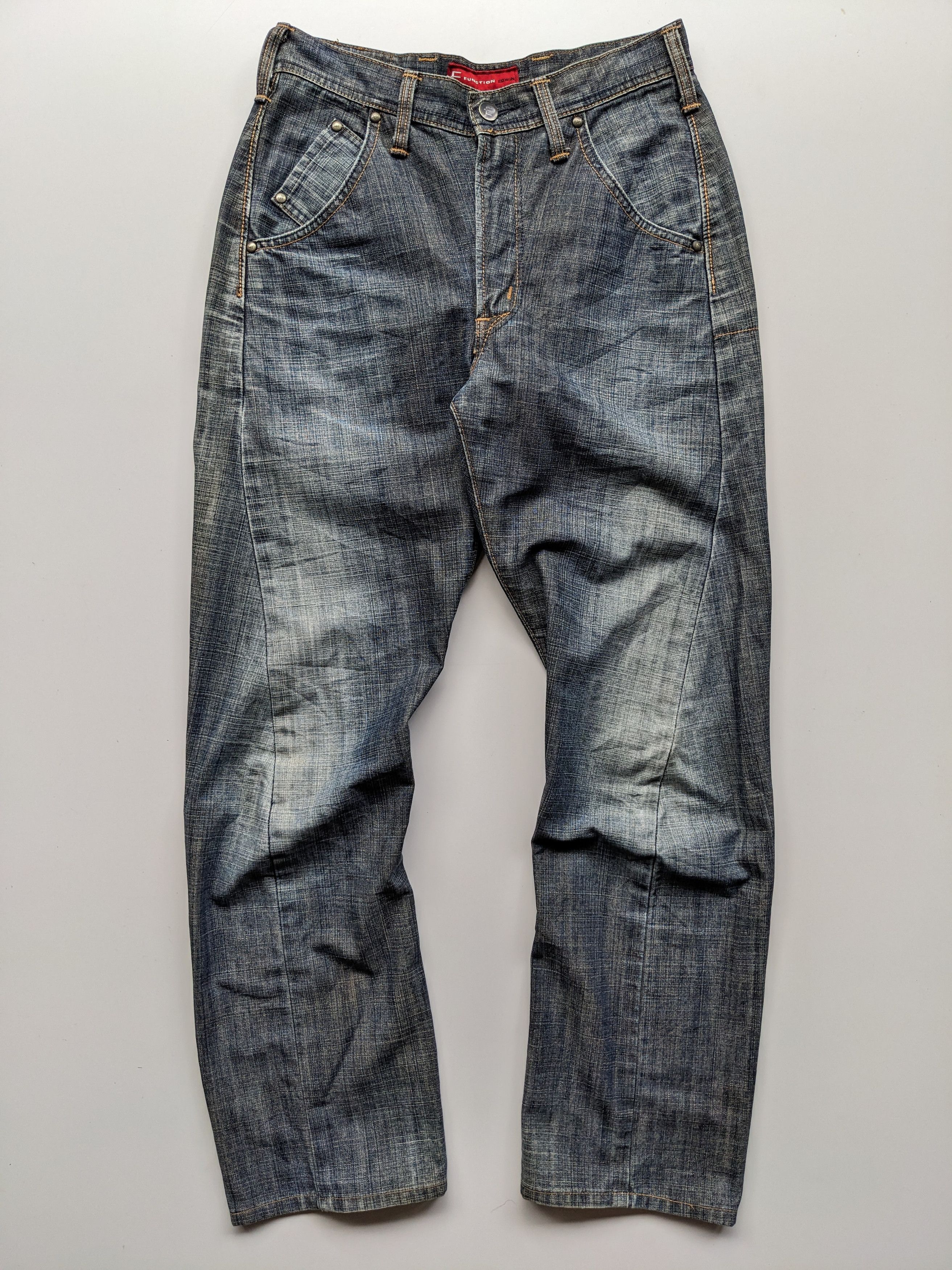 Edwin E Function twist leg jeans