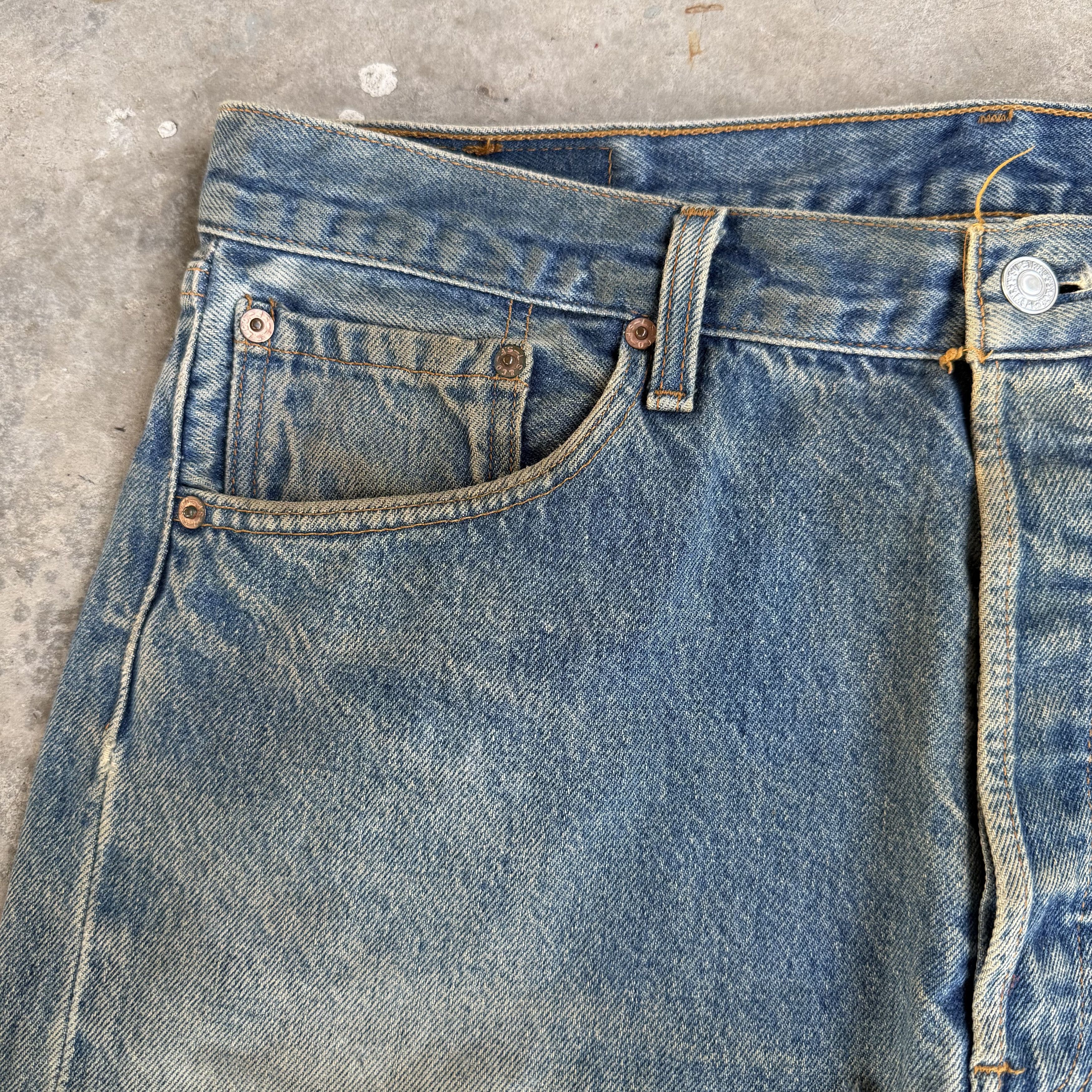 Levi's Vintage Clothing Vintage Levi's 501 95s Made Usa Rusty Denim Size US 36 / EU 52 - 6 Thumbnail