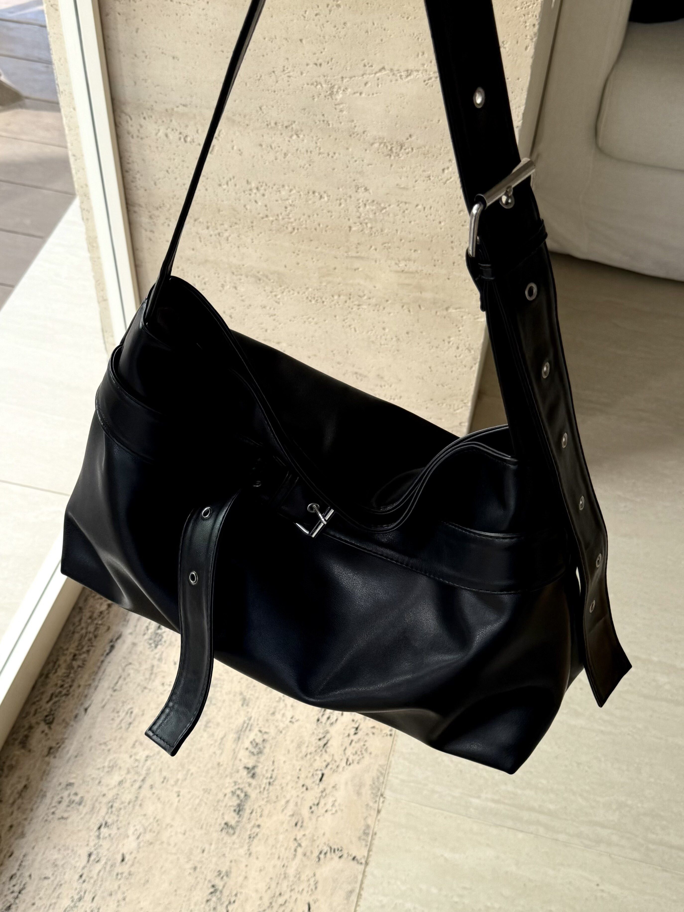Leather Vintage Harajuku Shoulder Bag | PU Leather Size ONE SIZE - 8 Thumbnail